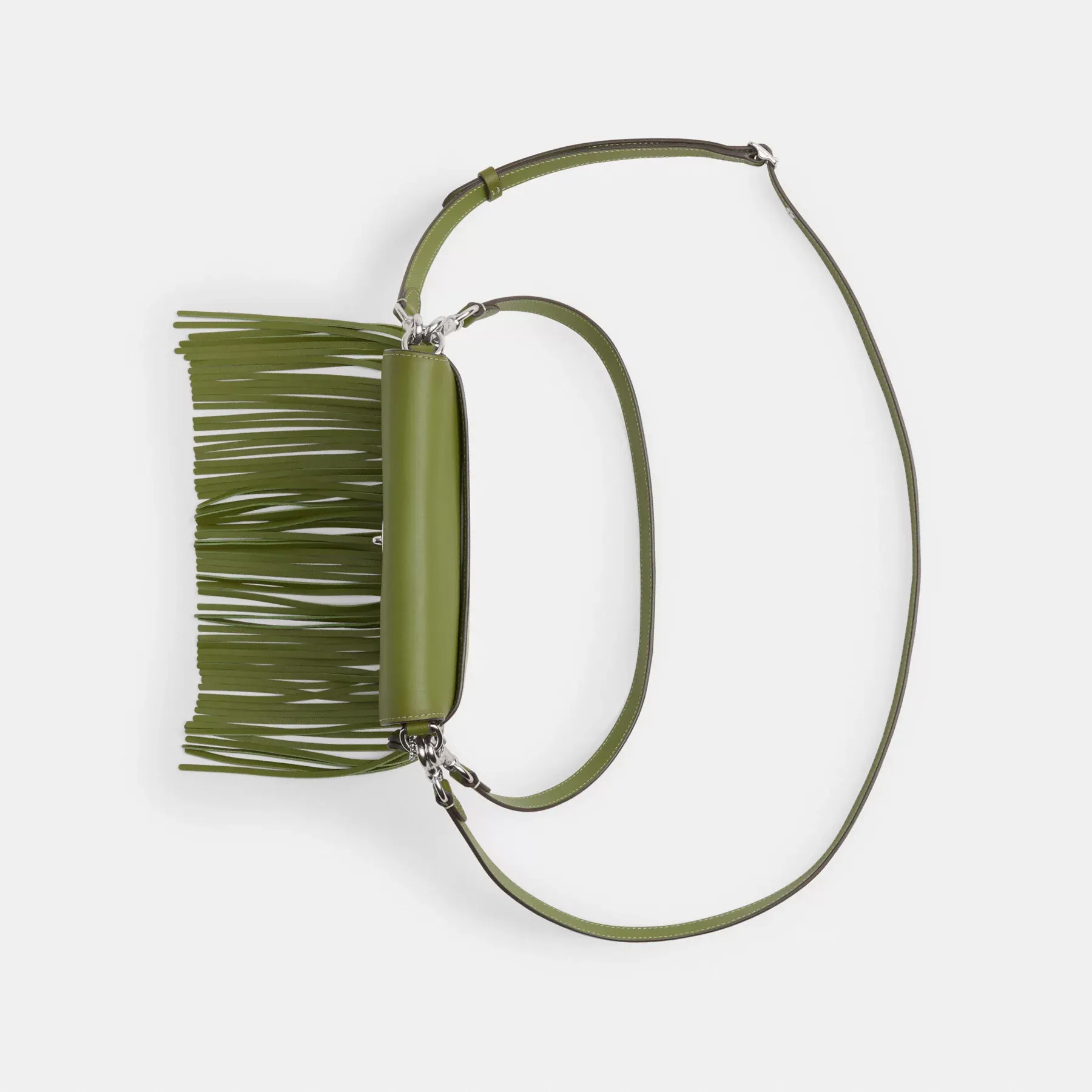 1964 Fringe Bag Dark Lime