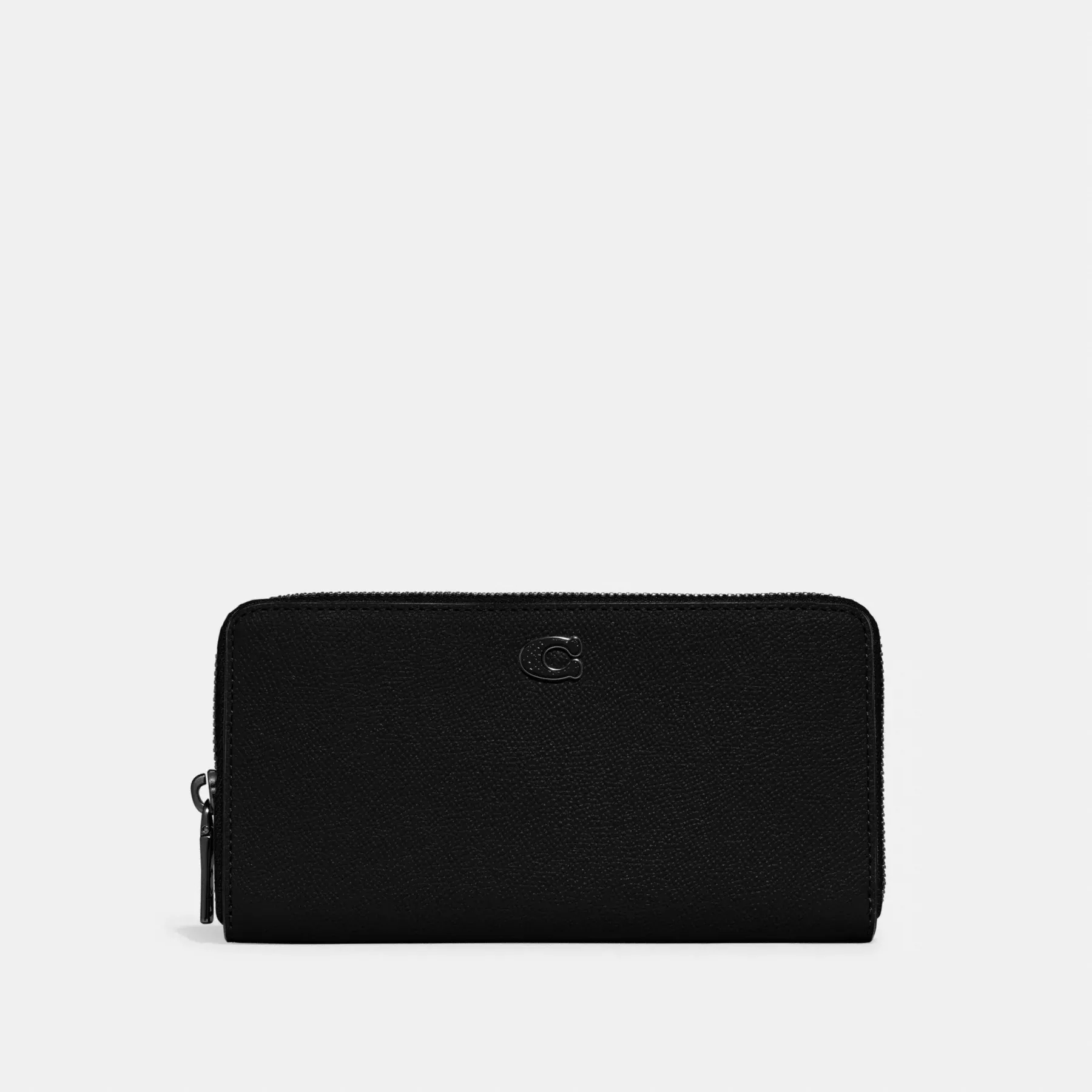 Accordion Wallet With Signature Canvas Interior Black
