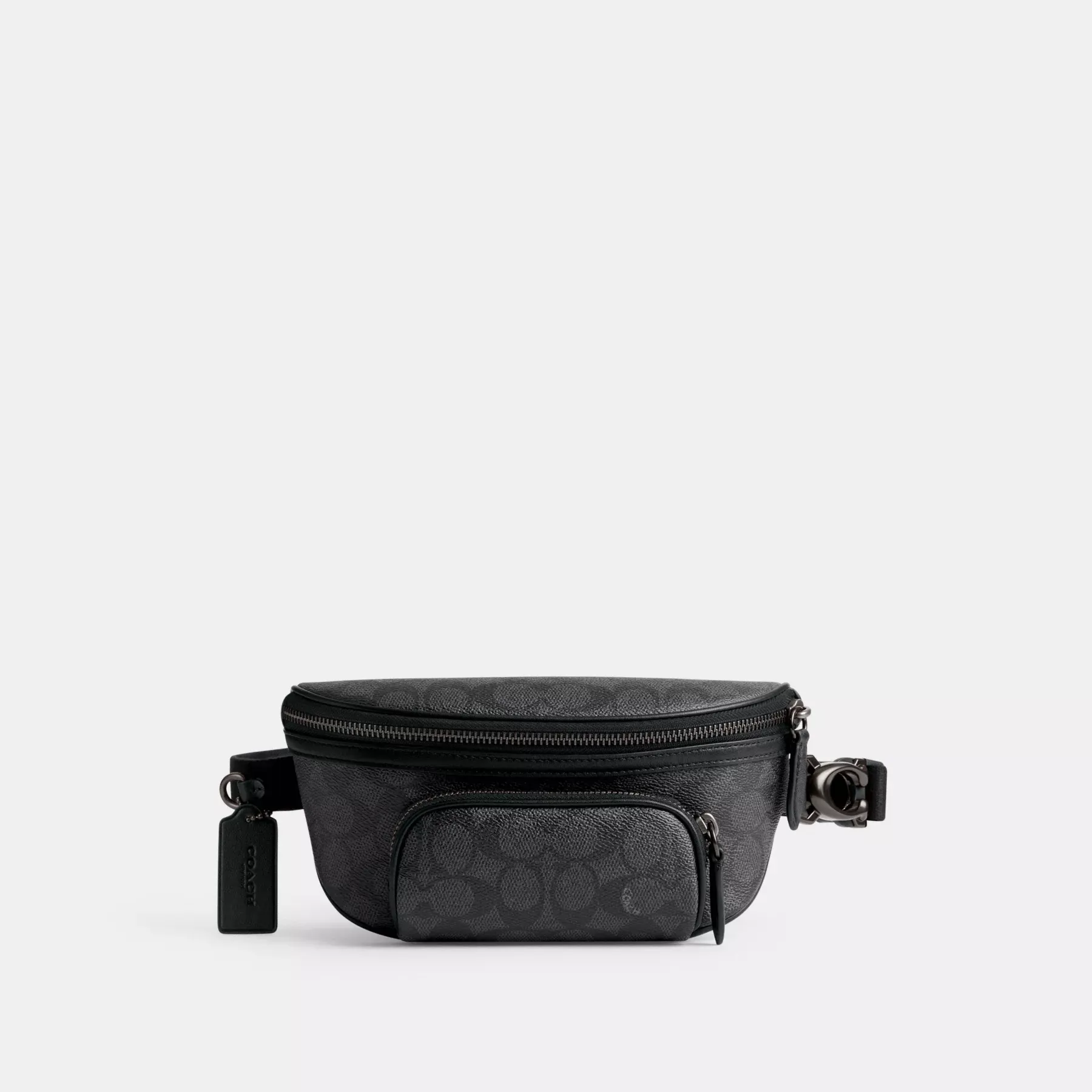 coach Beck Belt Bag In Signature Canvas CK968CHR - Beck Belt Bag In Signature Canvas Charcoal