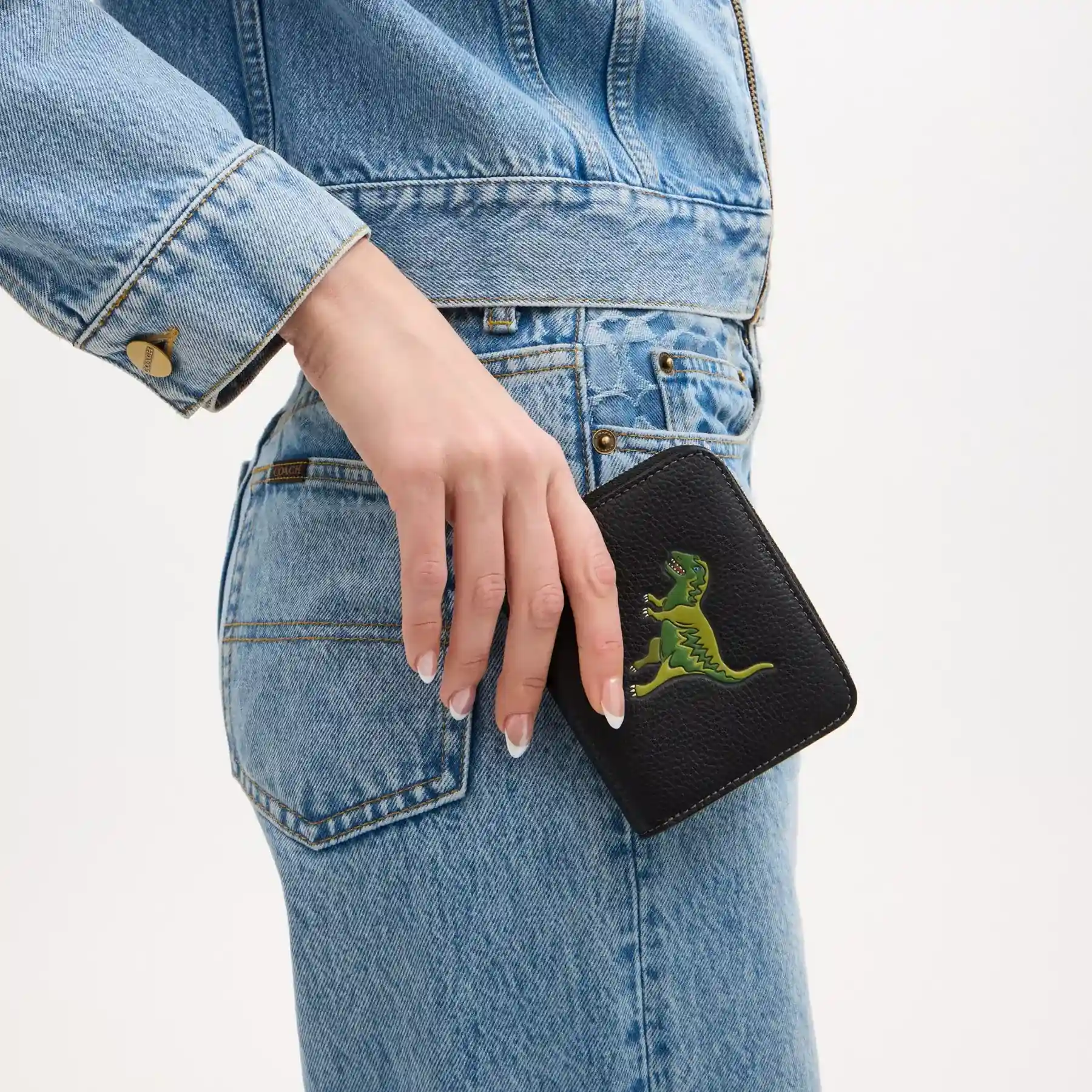 Billfold Wallet With Rexy Print Black Multi Billfold Wallet With Rexy Print Black Multi