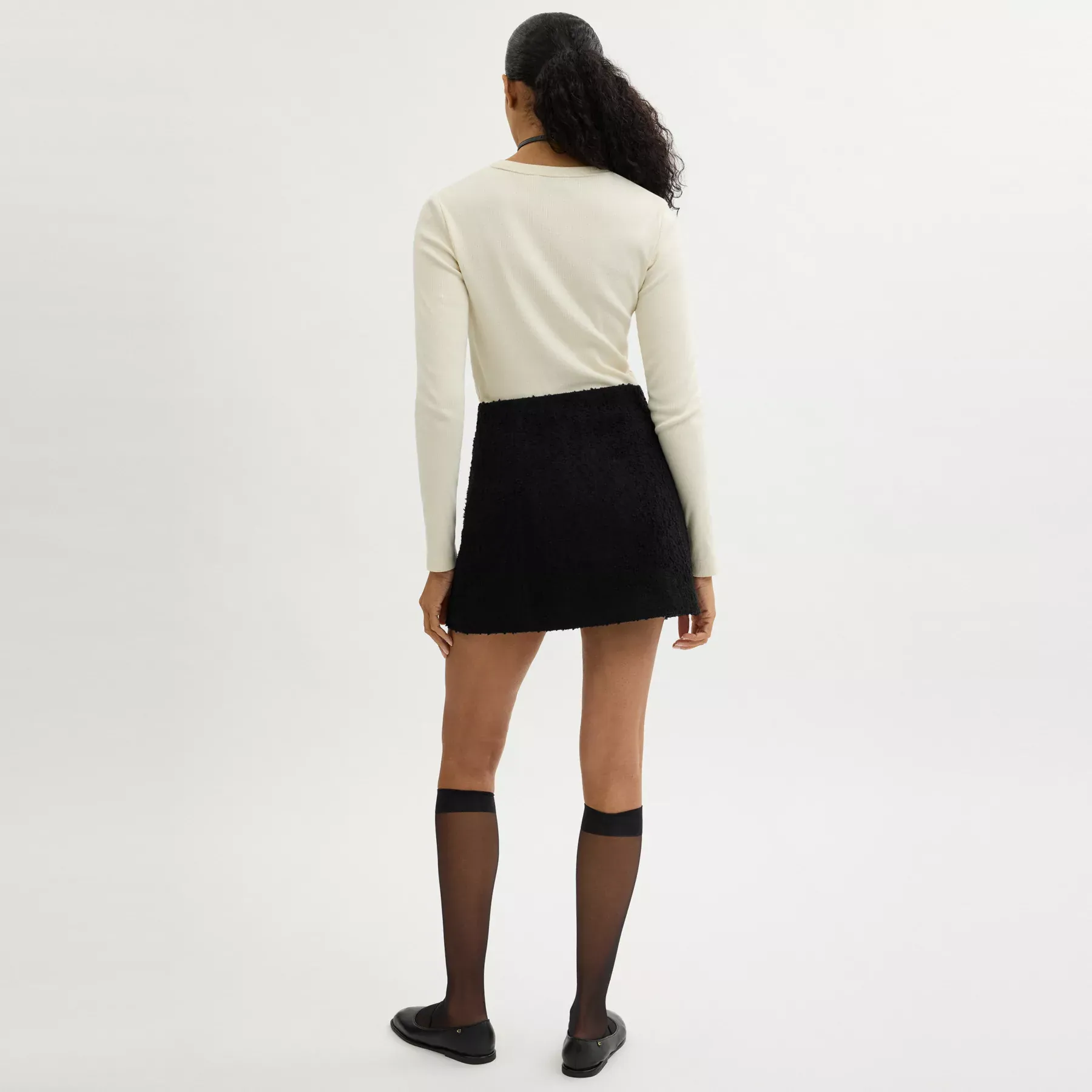 Boucle Skirt Black Boucle Skirt Black