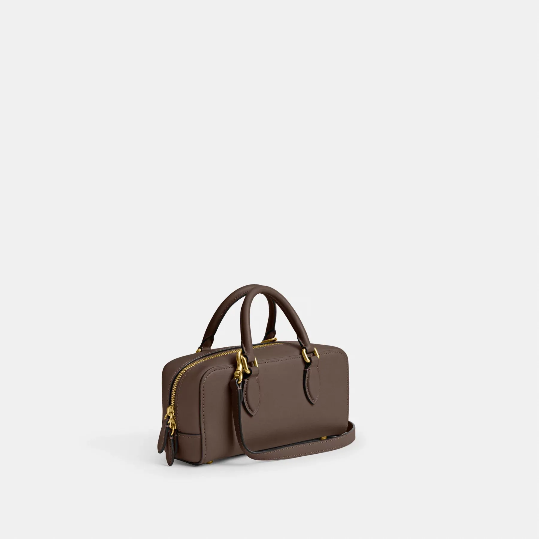 Bowery Satchel 22 Dark Stone