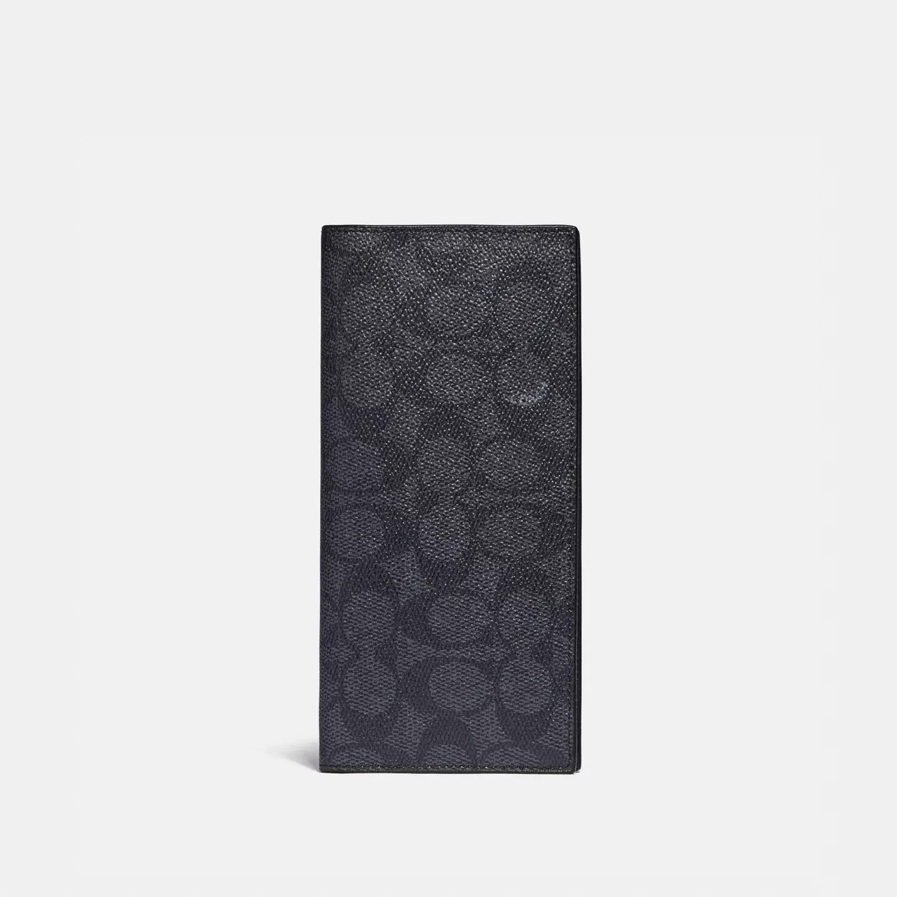 coach Breast Pocket Wallet In Signature Canvas 931MI5 - Breast Pocket Wallet In Signature Canvas Charcoal/Black