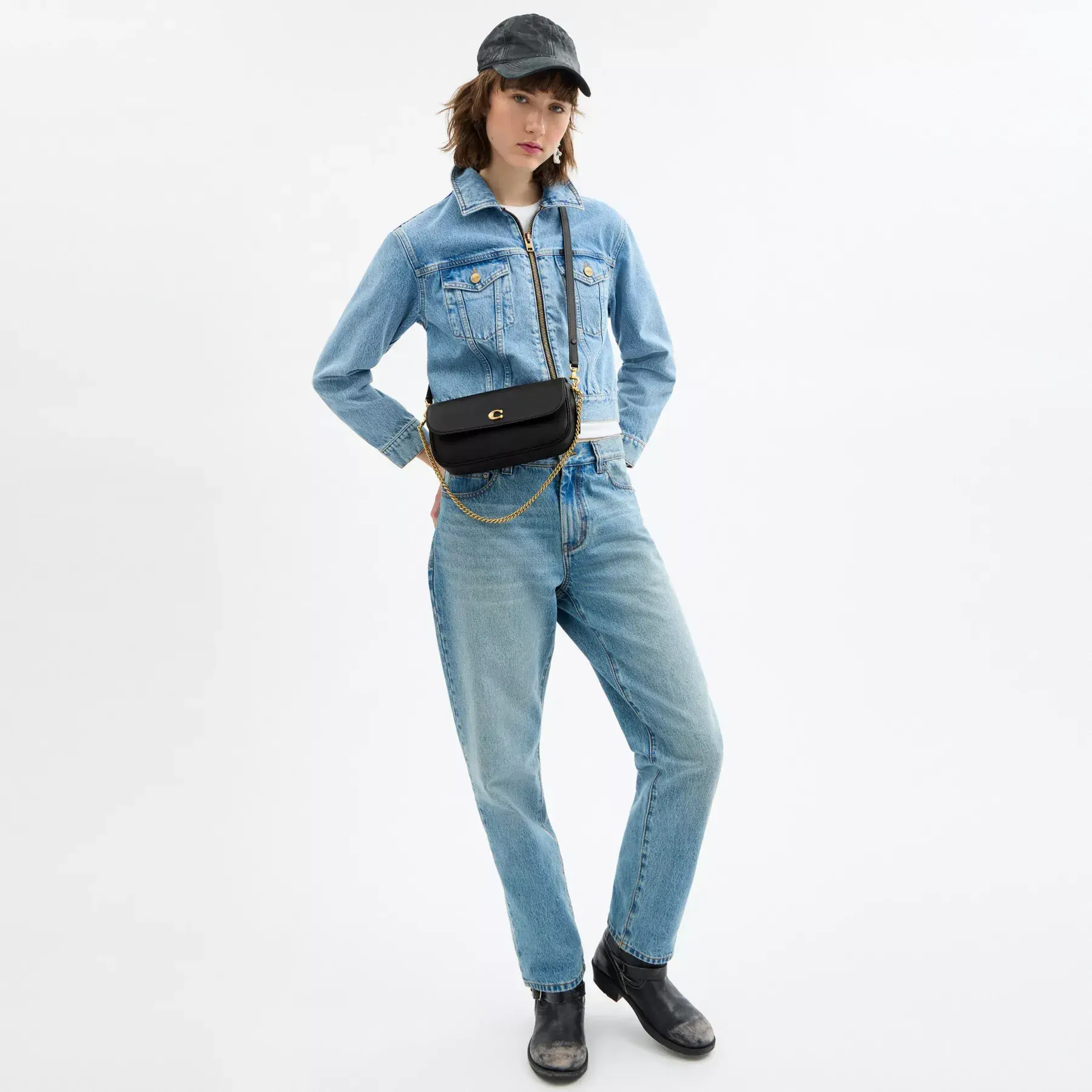 Brook Flap Chain Bag Black Brook Flap Chain Bag Black