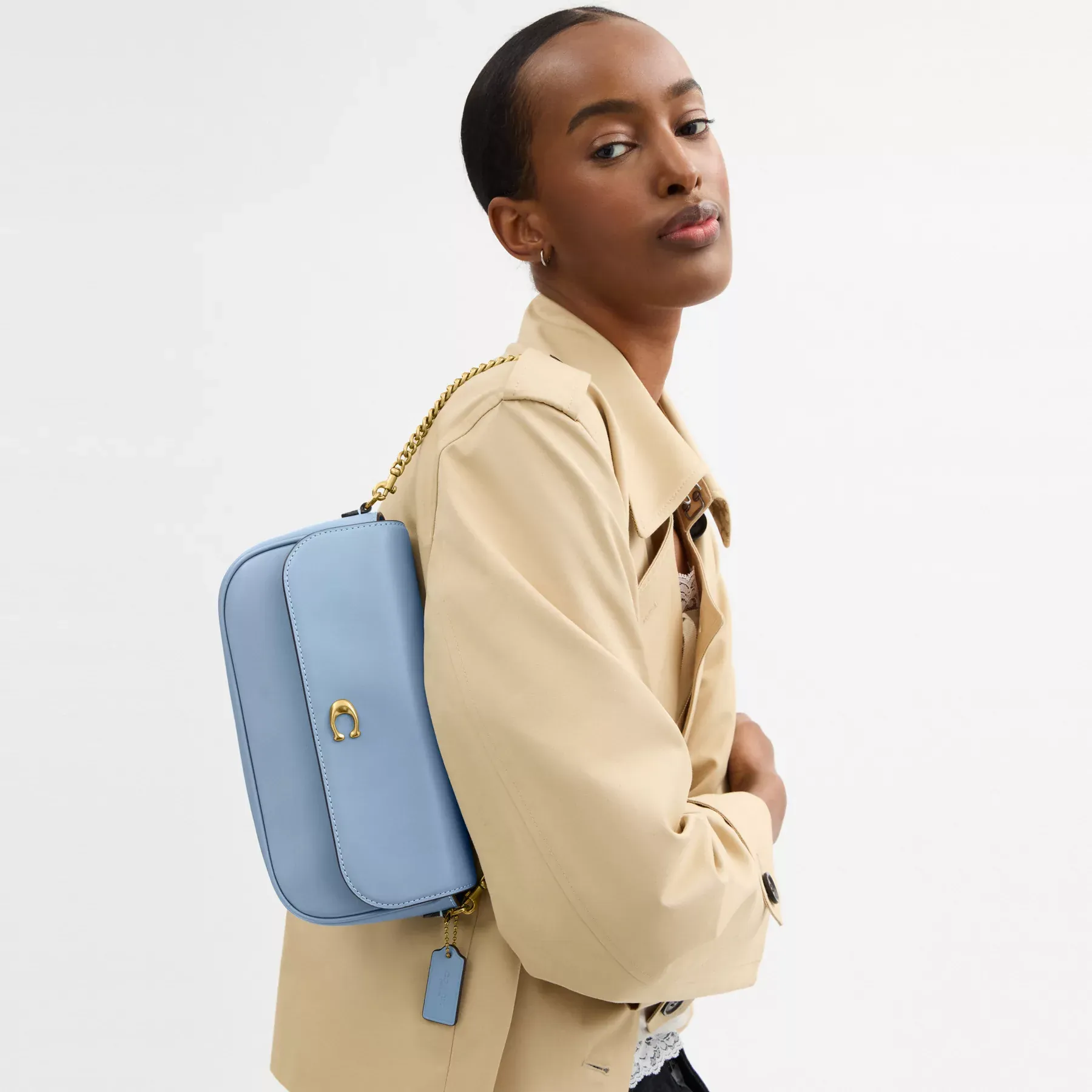 Brook Flap Chain Bag Bluebell Brook Flap Chain Bag Bluebell