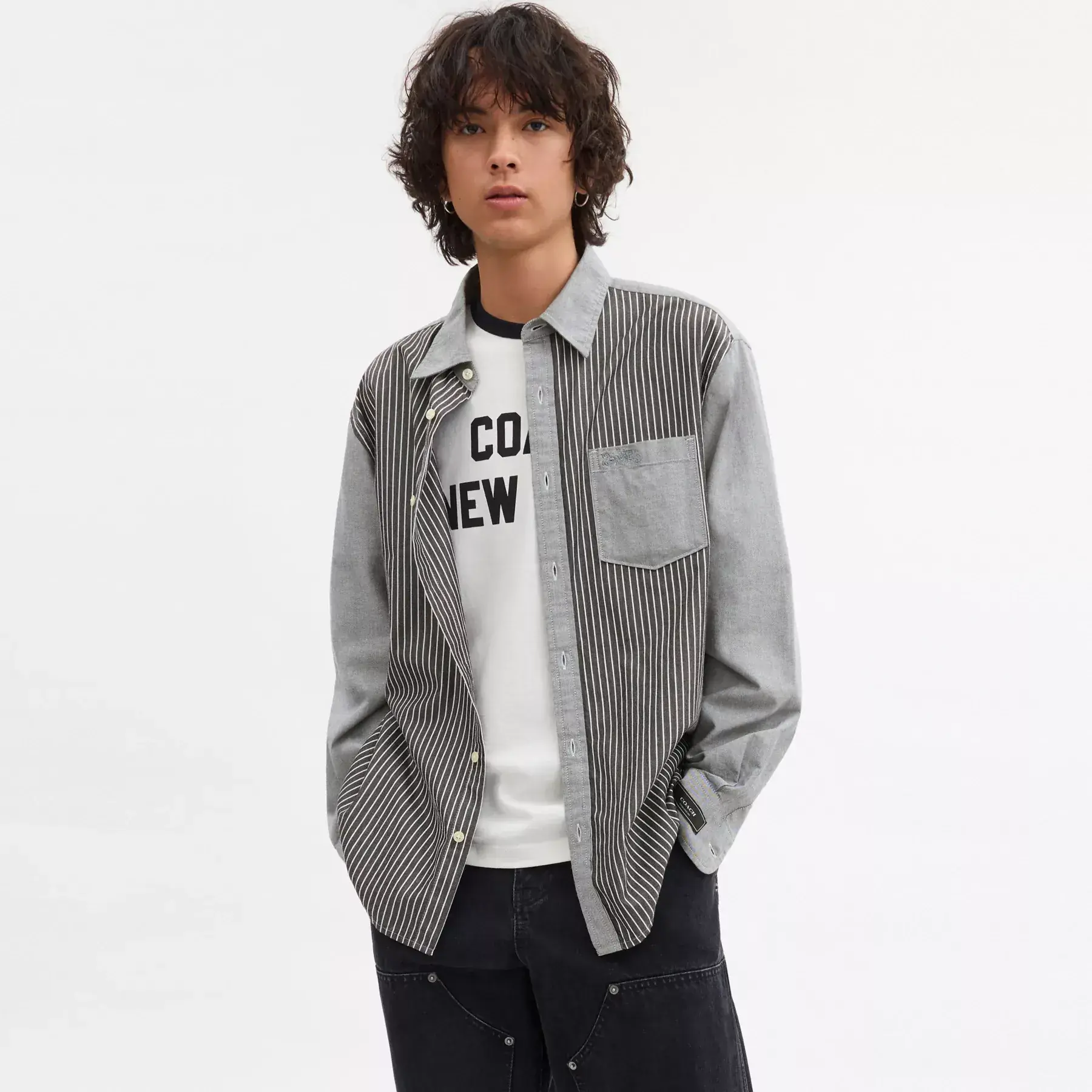 Button Down Shirt Grey