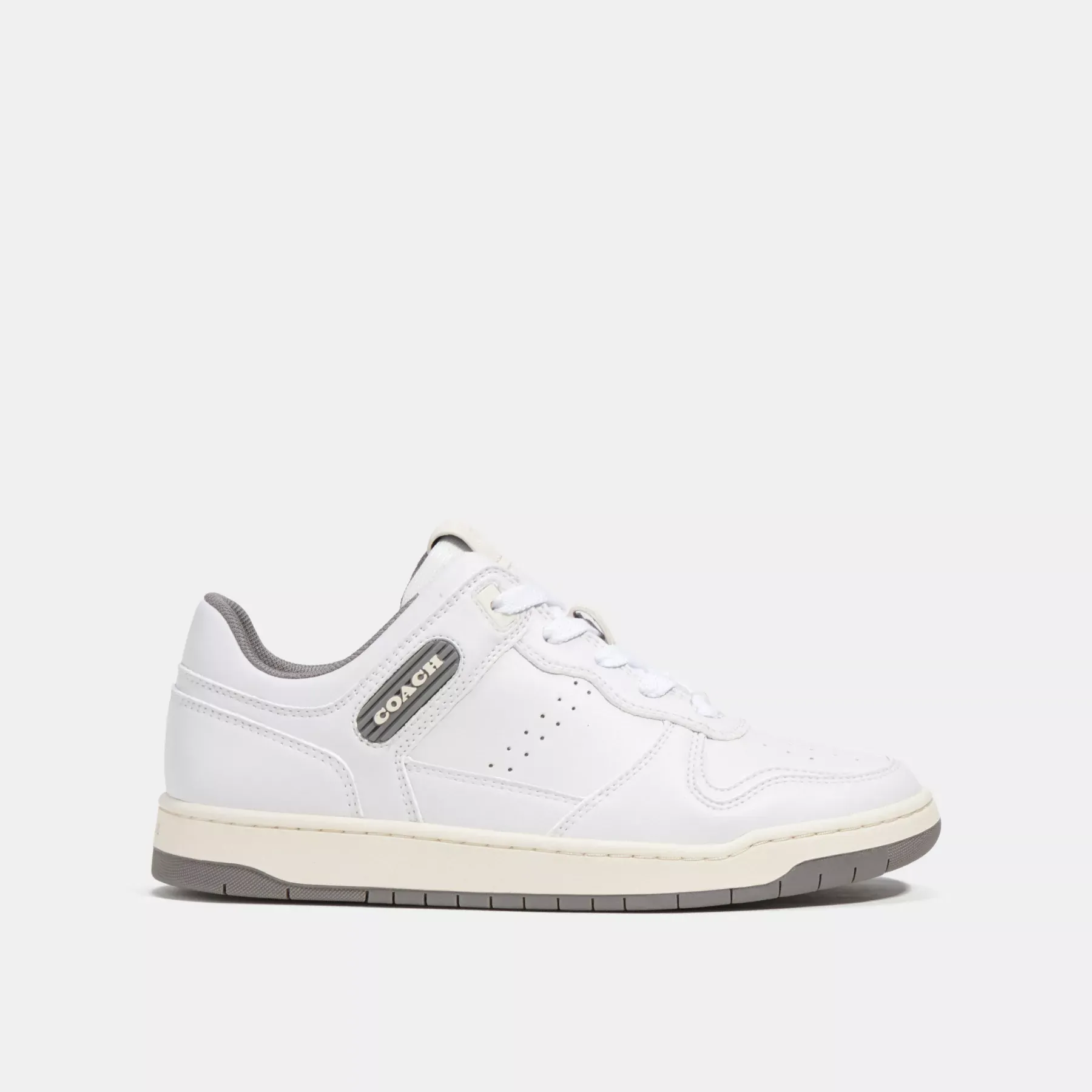 C201 Low Top Sneaker Heather Grey/Optic White