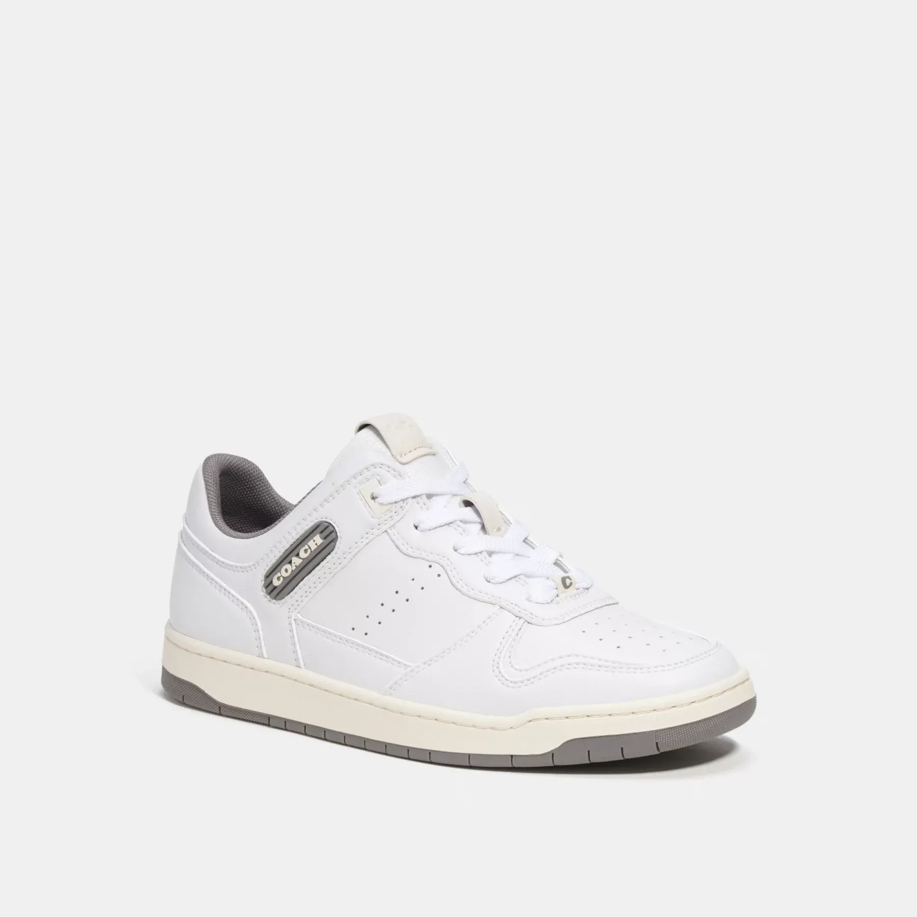 C201 Low Top Sneaker Heather Grey/Optic White