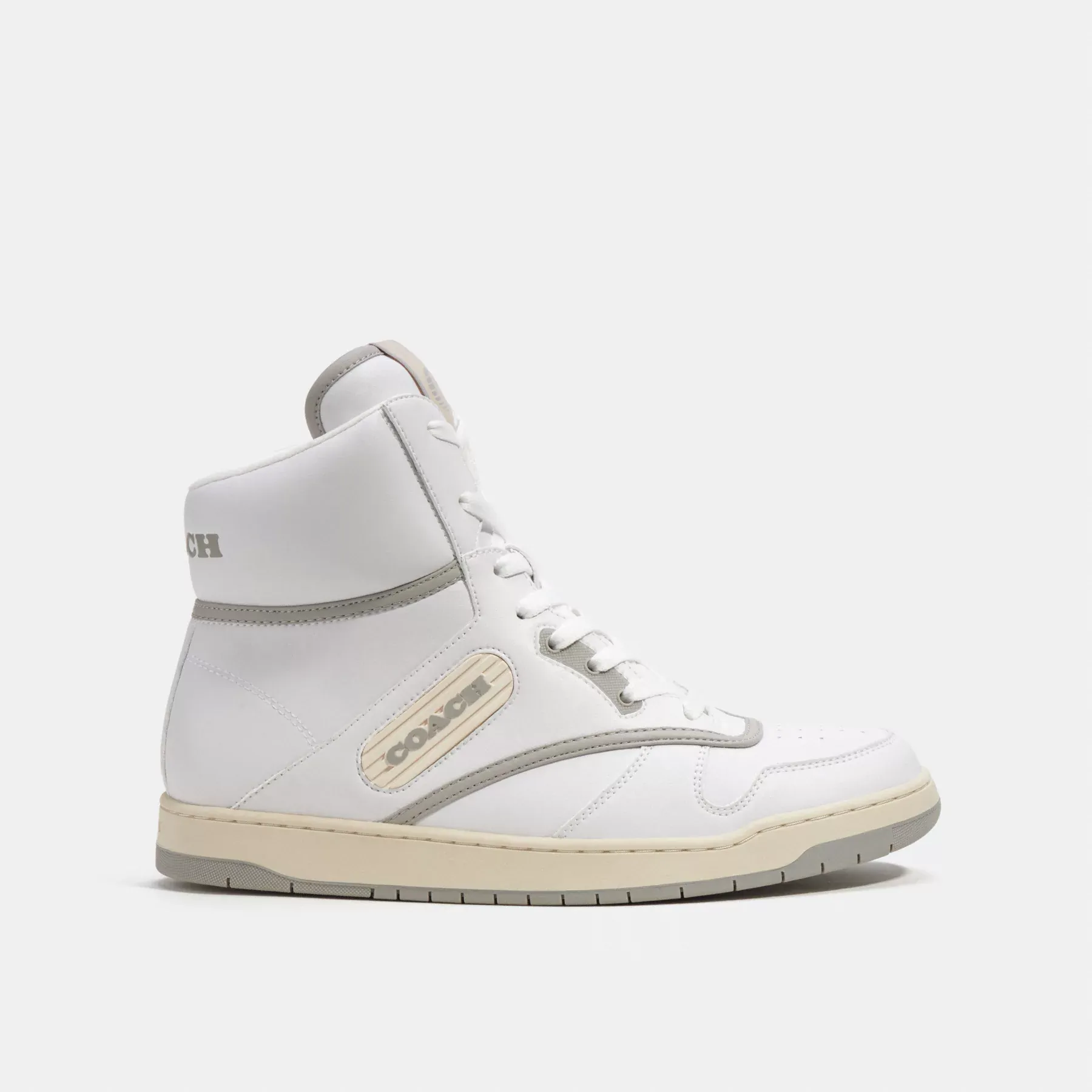 C202 High Top Sneaker Optic White