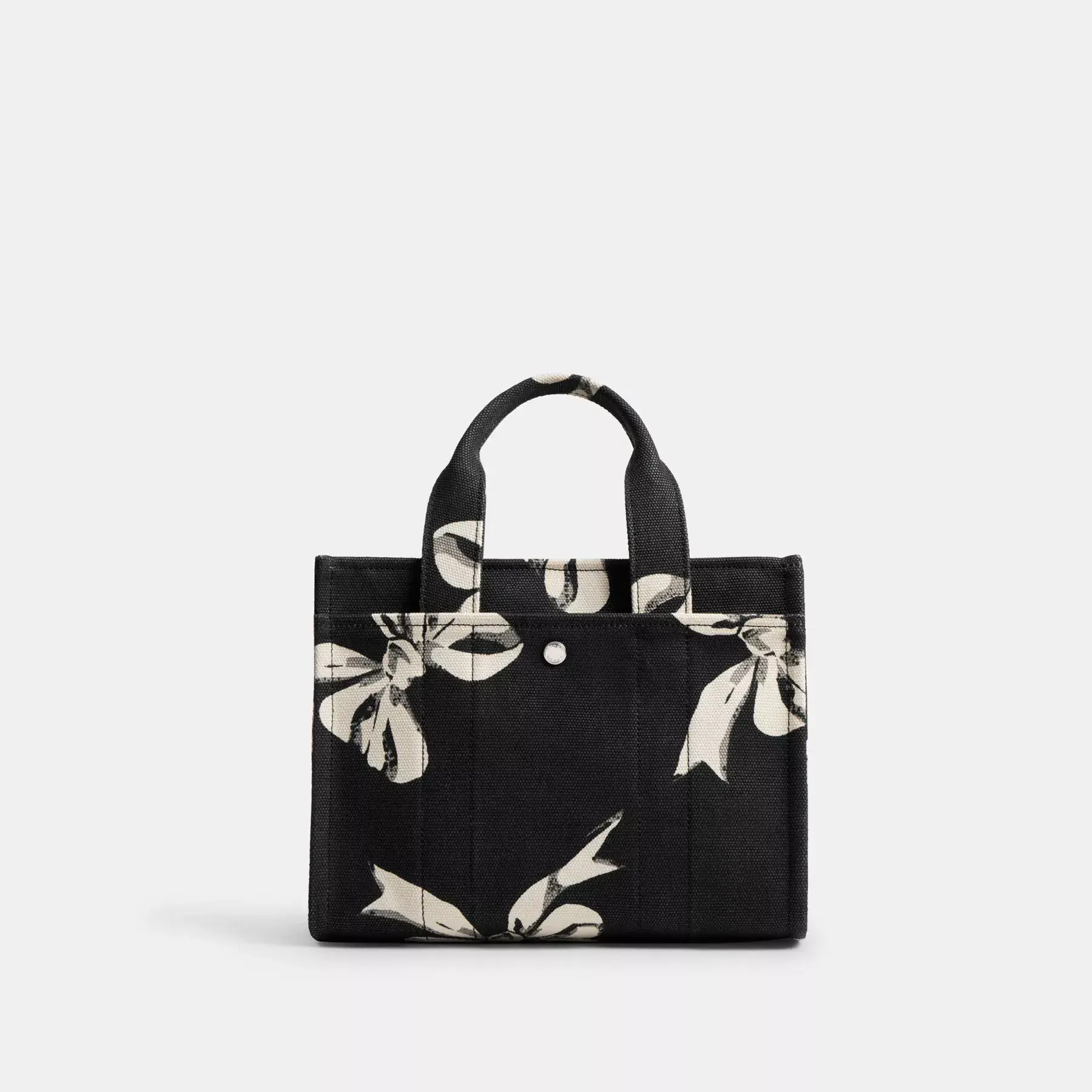 Cargo Tote Bag 26 With Bow Print Black Multi Cargo Tote Bag 26 With Bow Print Black Multi