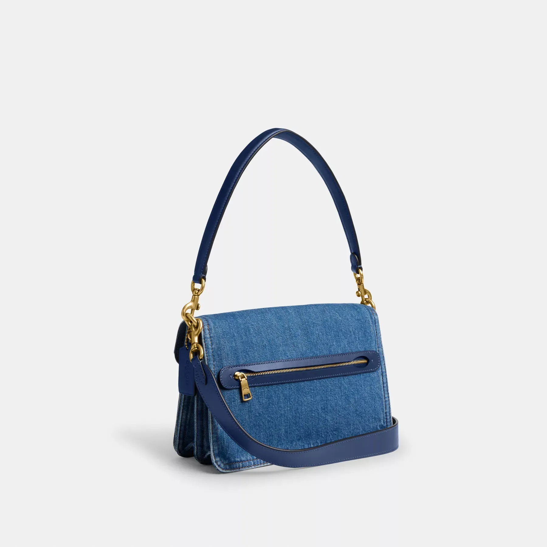 Chain Tabby Shoulder Bag Deep Blue