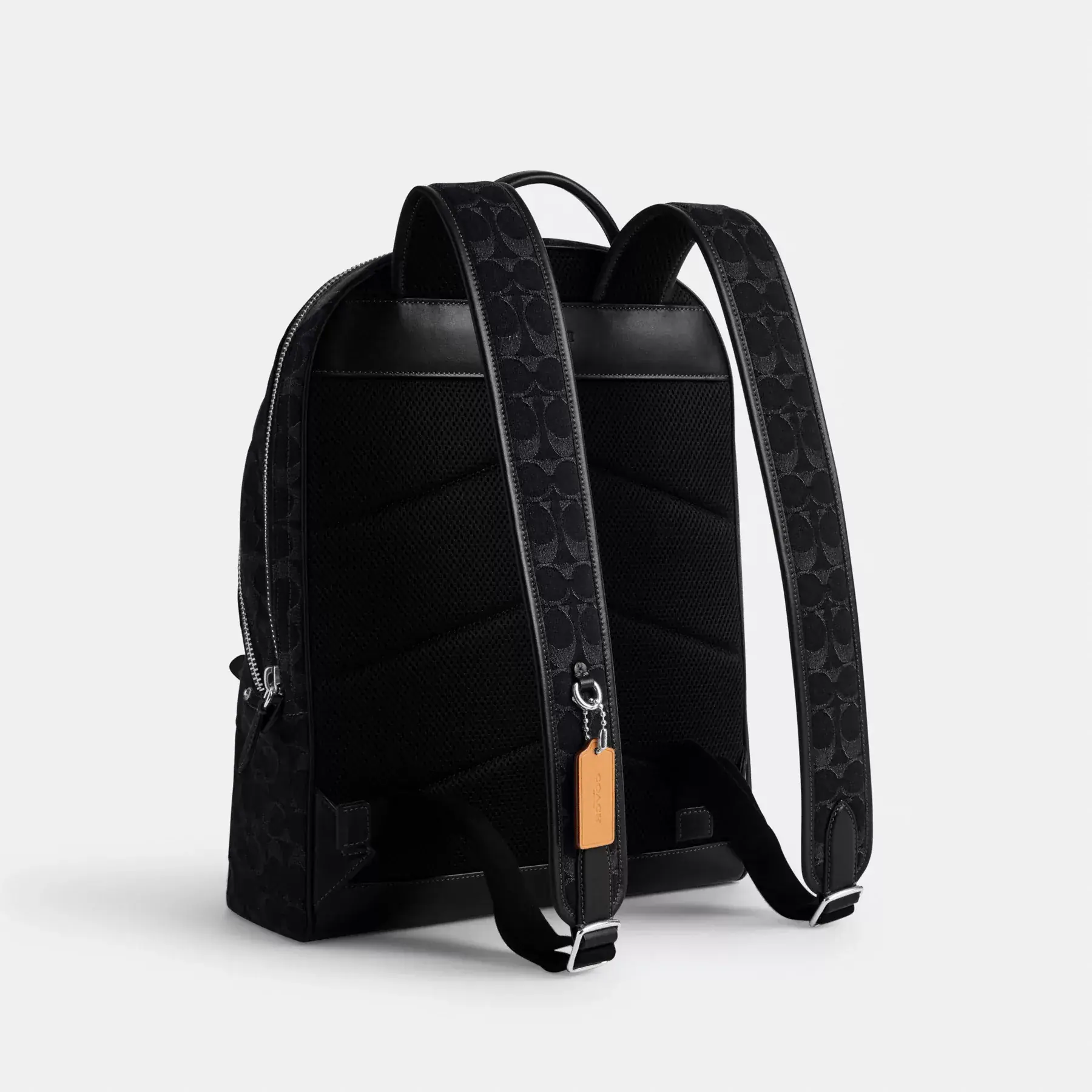 Charter Backpack In Signature Denim Black Denim