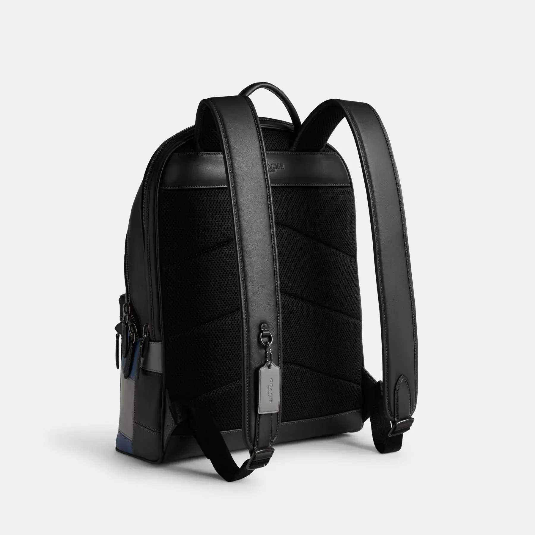 Charter Backpack With Patchwork Black Multi