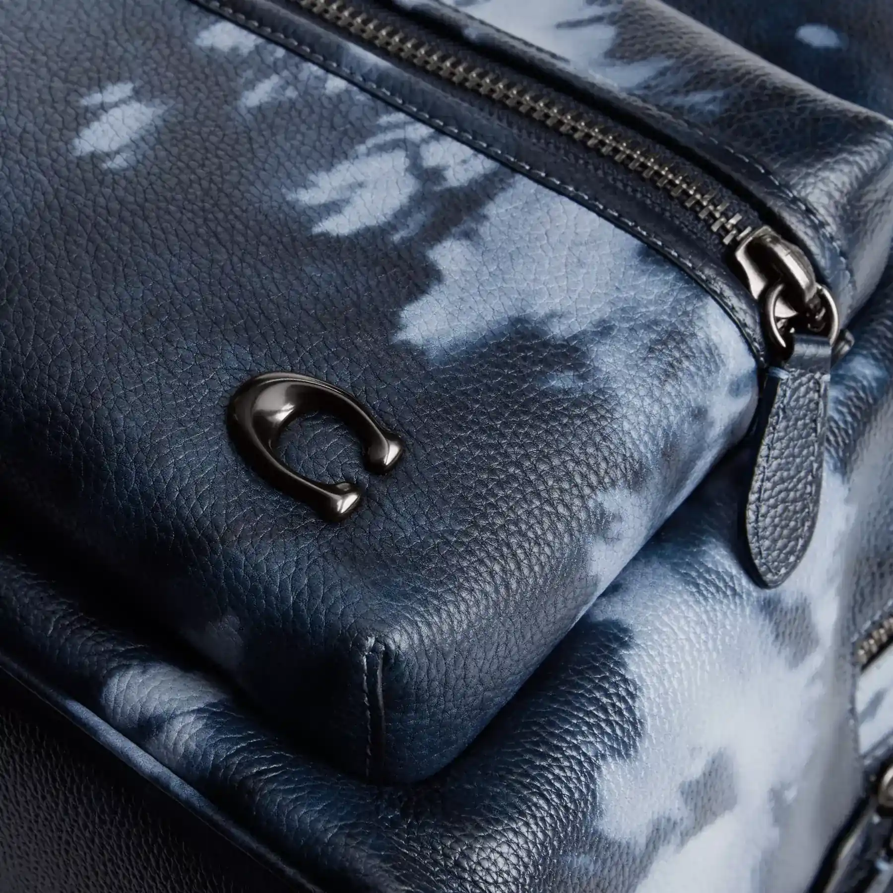 Charter Backpack With Tie-Dye Print Midnight Navy Multi Charter Backpack With Tie-Dye Print Midnight Navy Multi