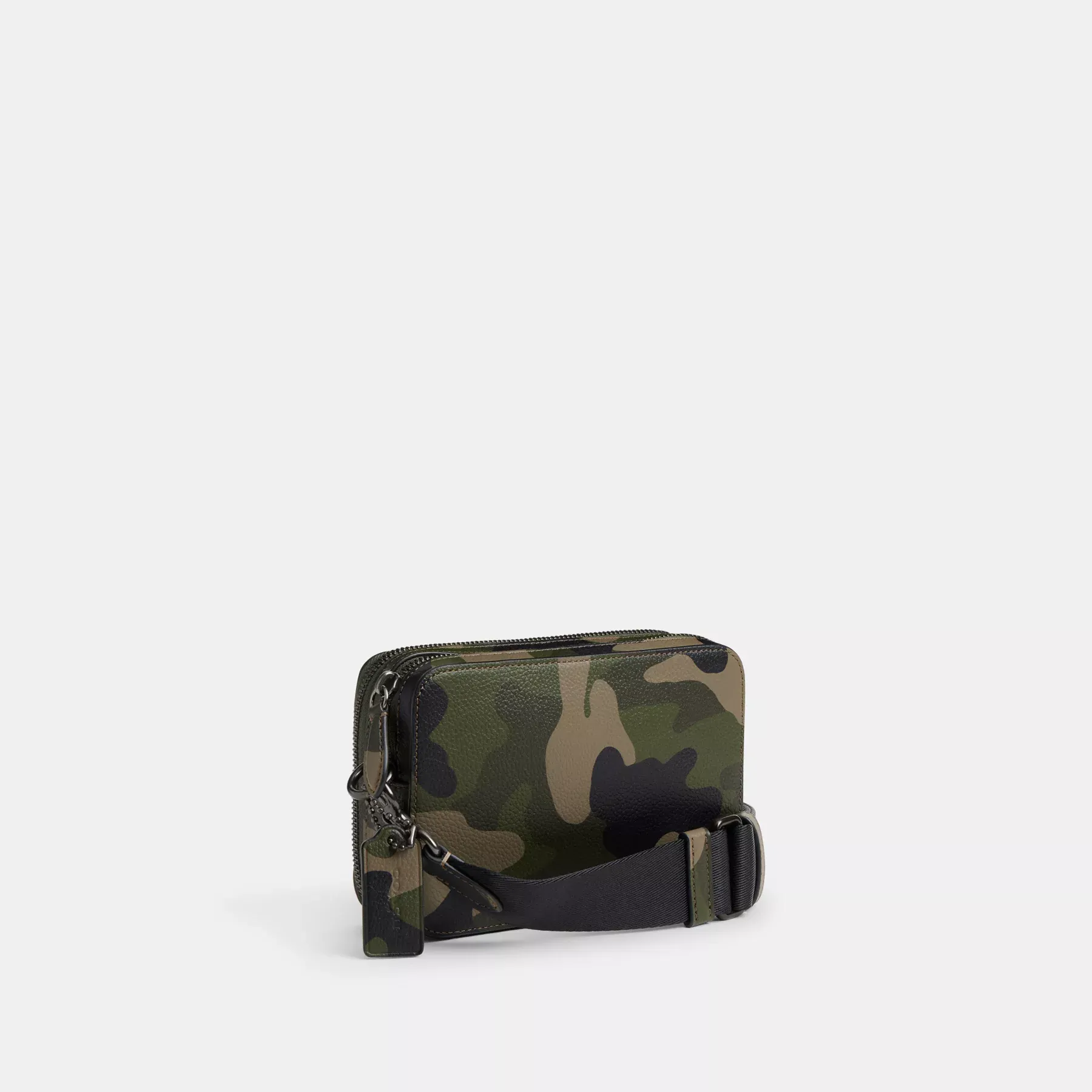 Charter Crossbody 19 With Camo Print And Coach Graphic Camo