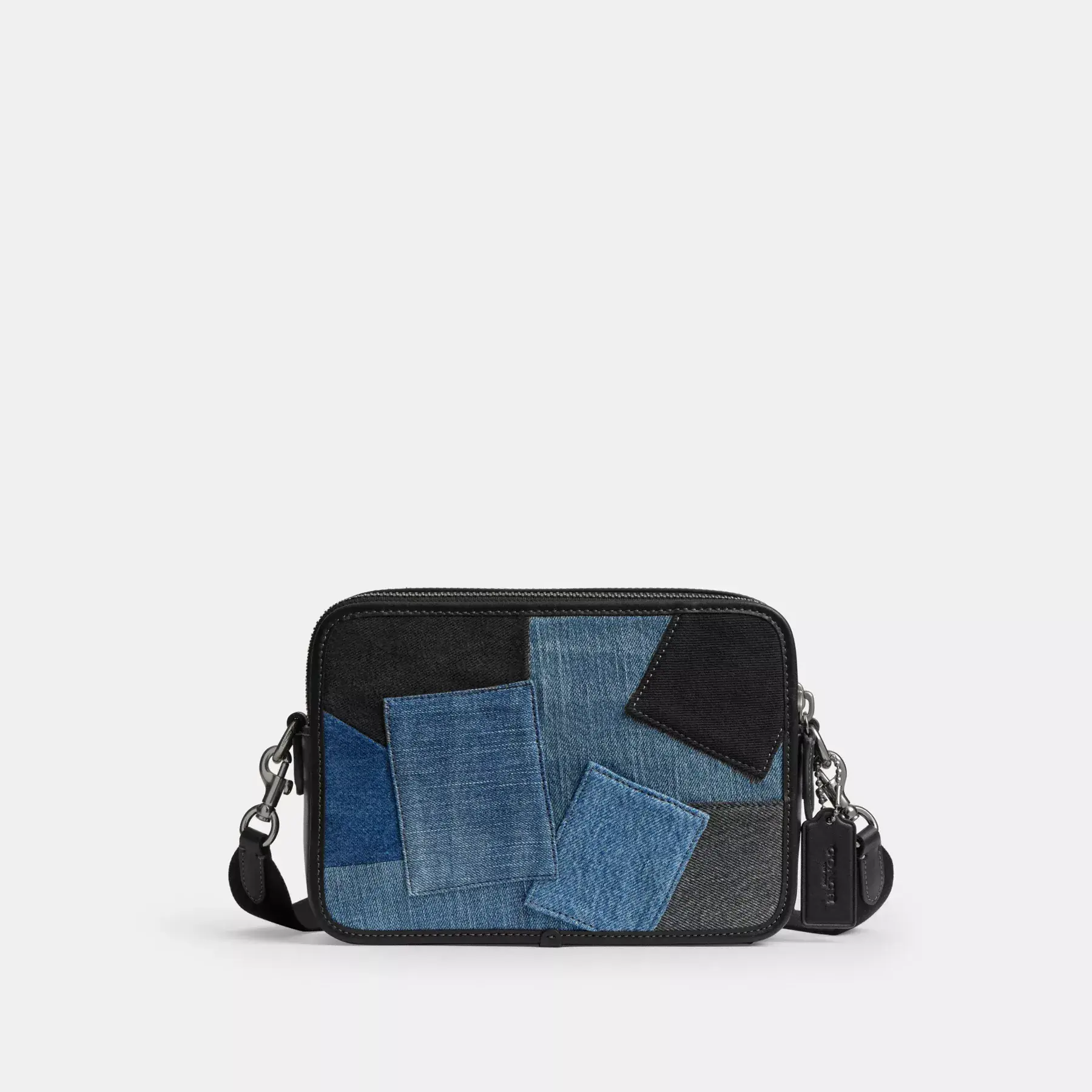 Charter Crossbody Bag 24 With Patchwork Denim Multi