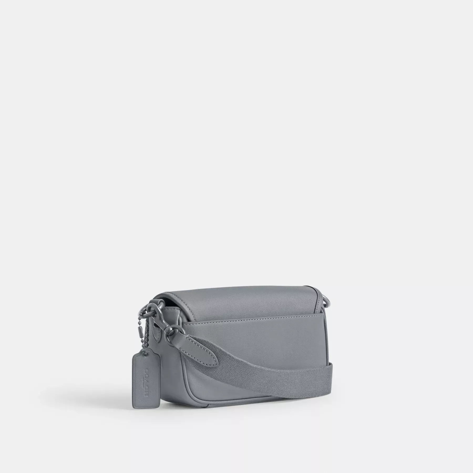 Charter Flap Crossbody 18 Grey Blue