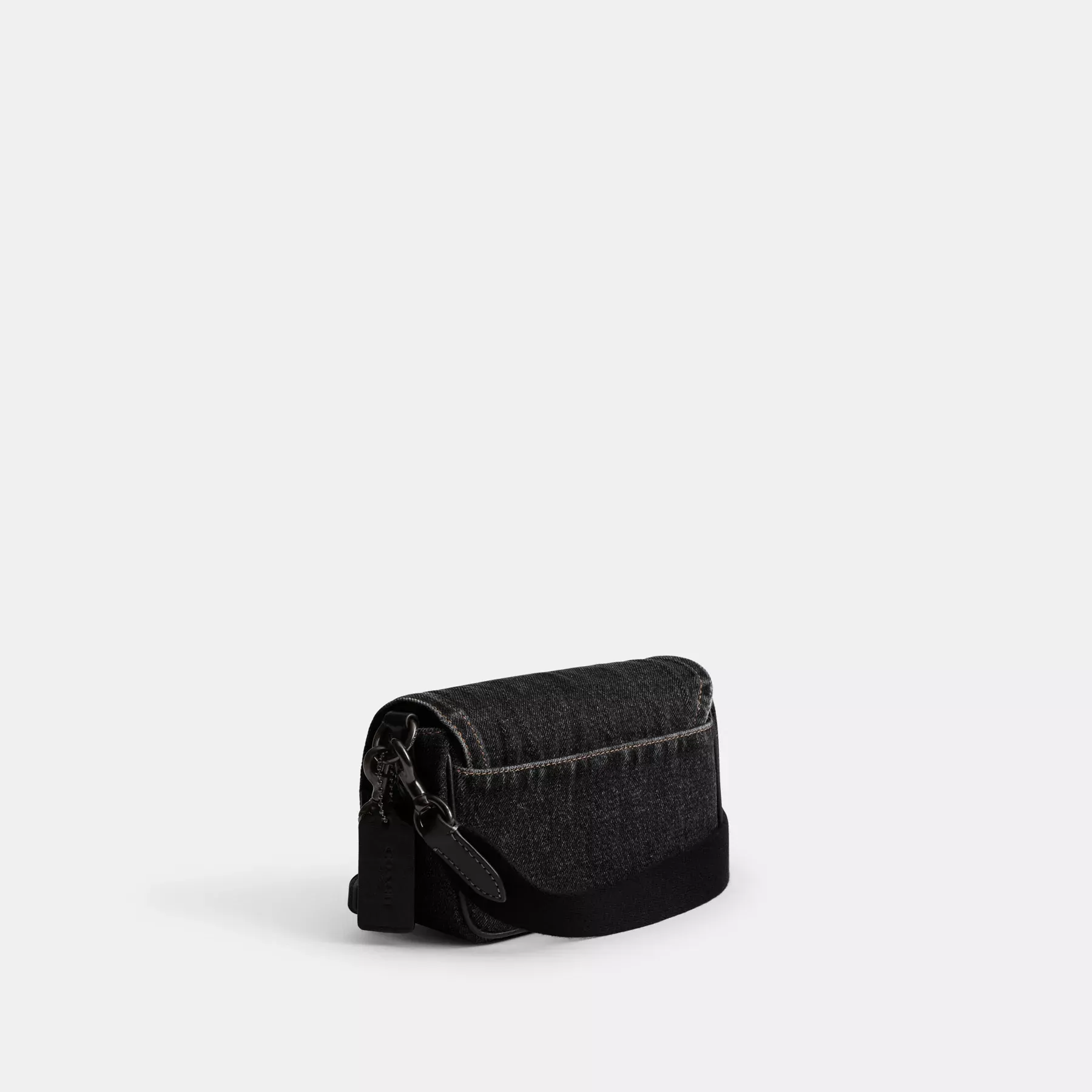 Charter Flap Crossbody Bag 18 Washed Black