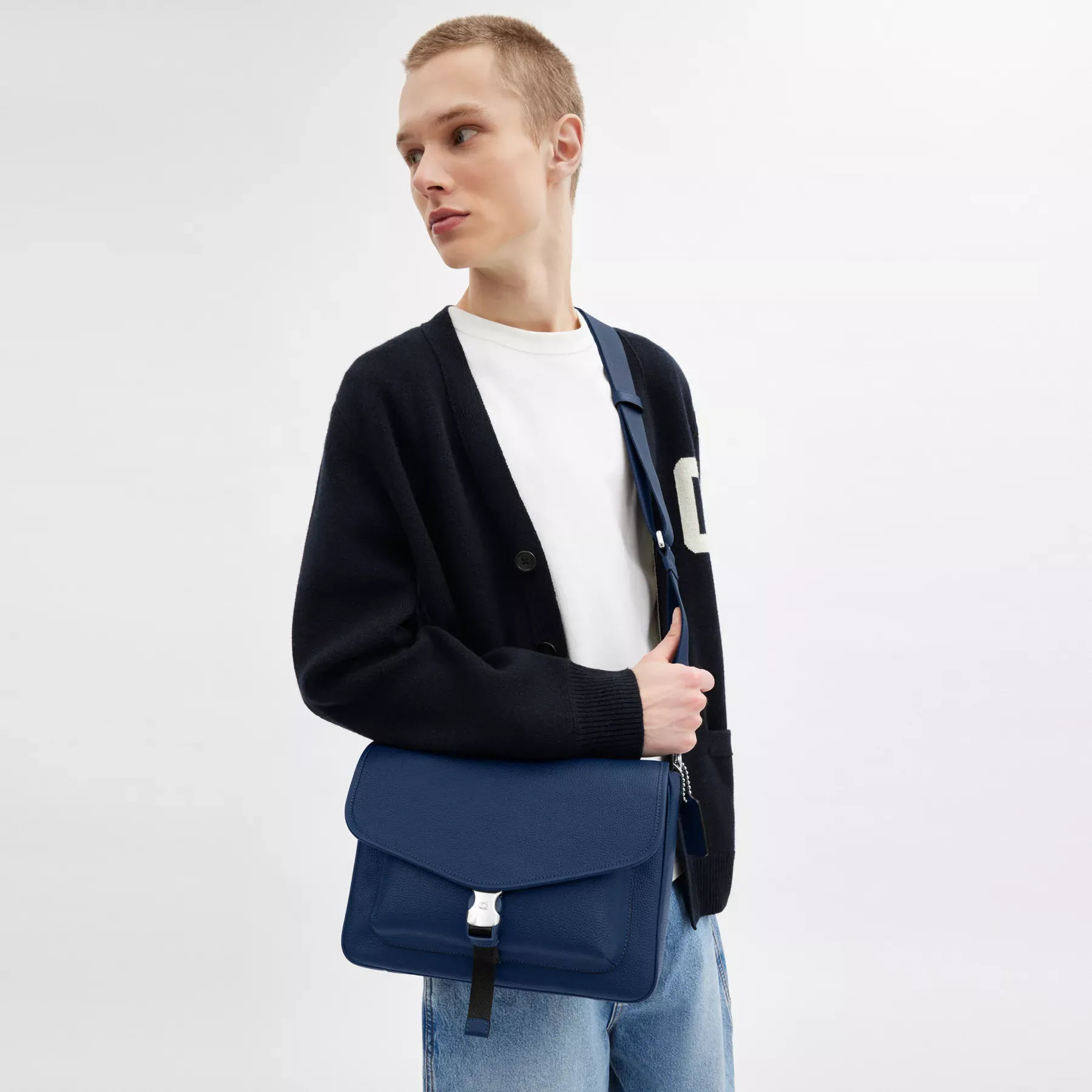 Charter Messenger Crossbody Bag Deep Blue Charter Messenger Crossbody Bag Deep Blue