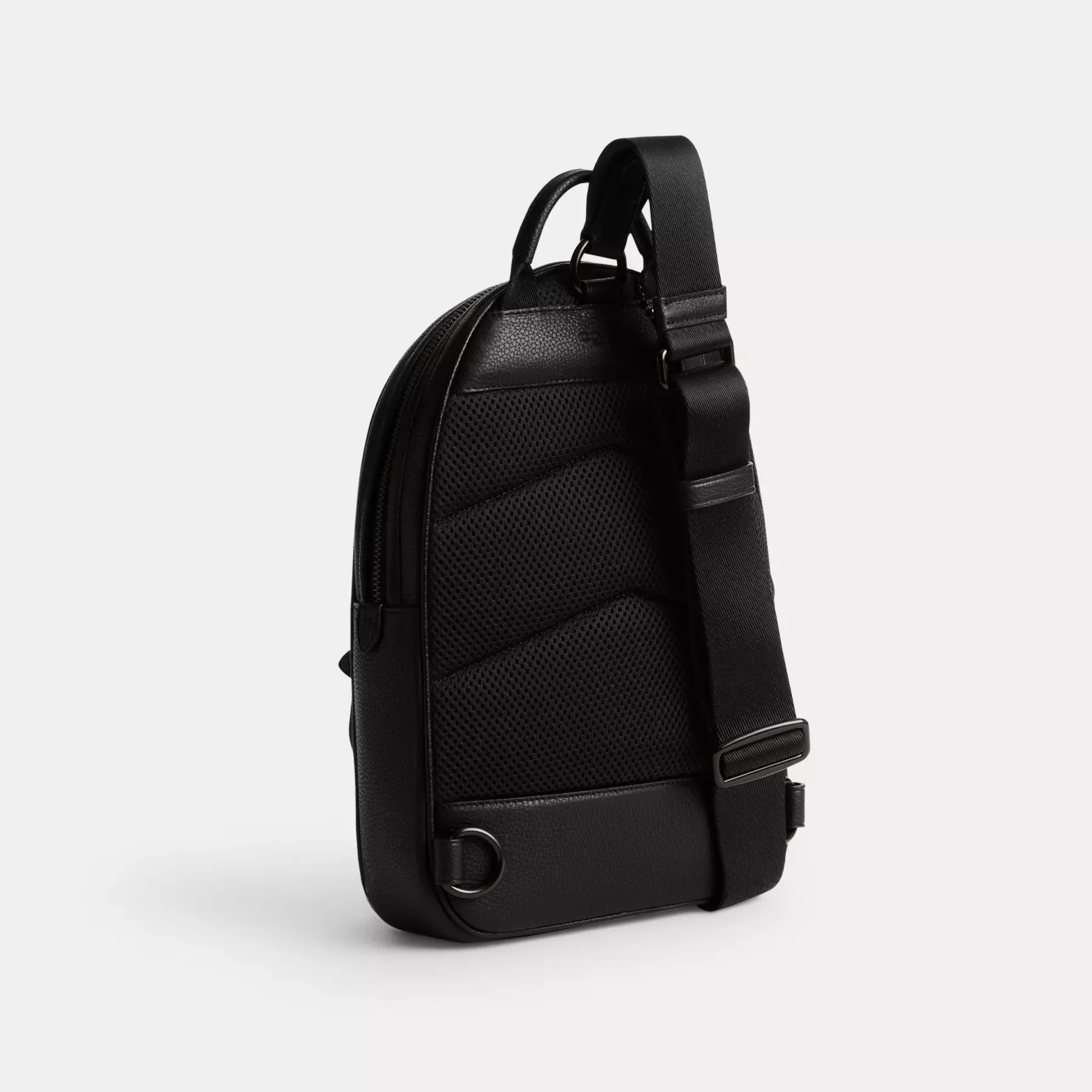 Charter Pack In Signature Leather Black