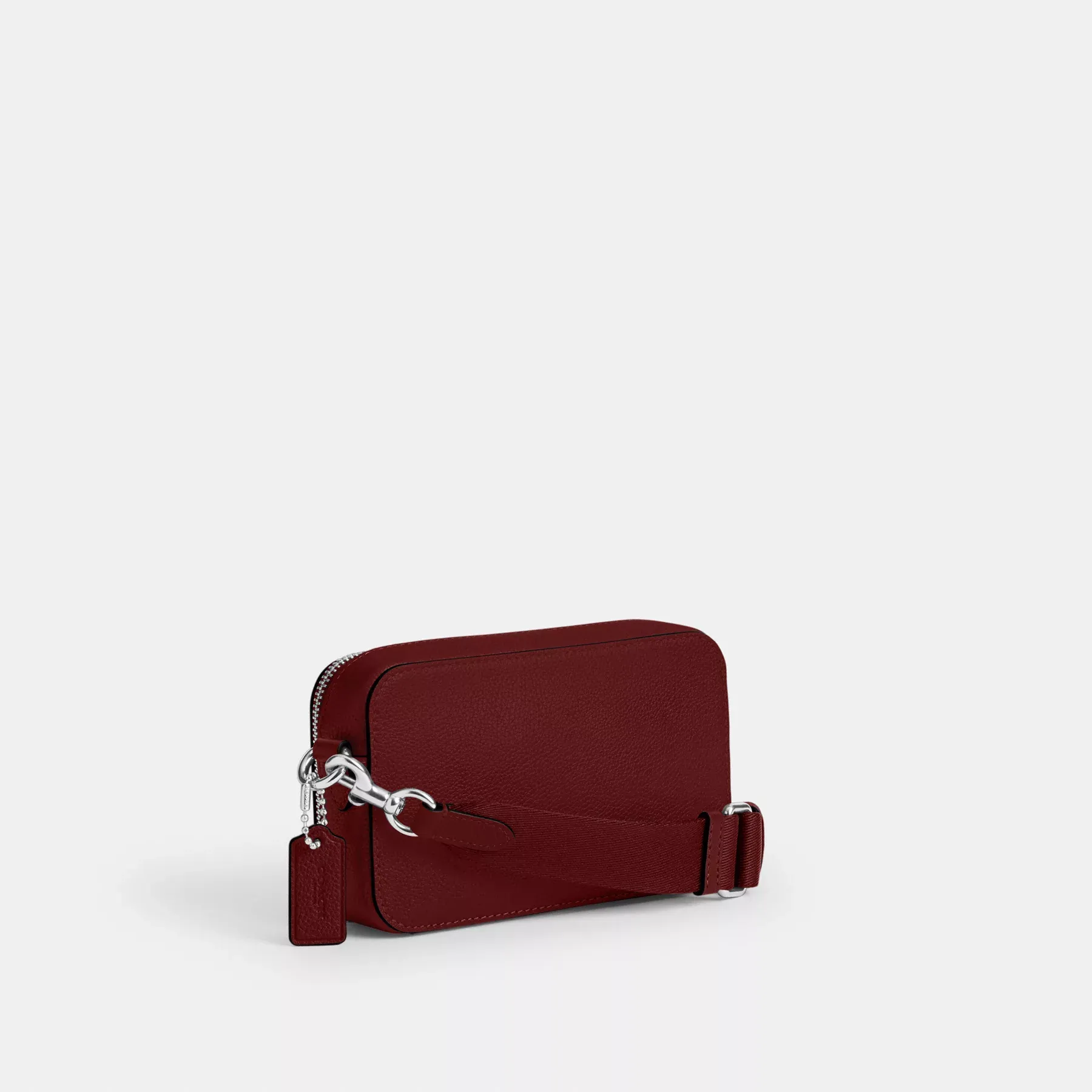 Charter Slim Crossbody With Coach Graphic Dark Ruby