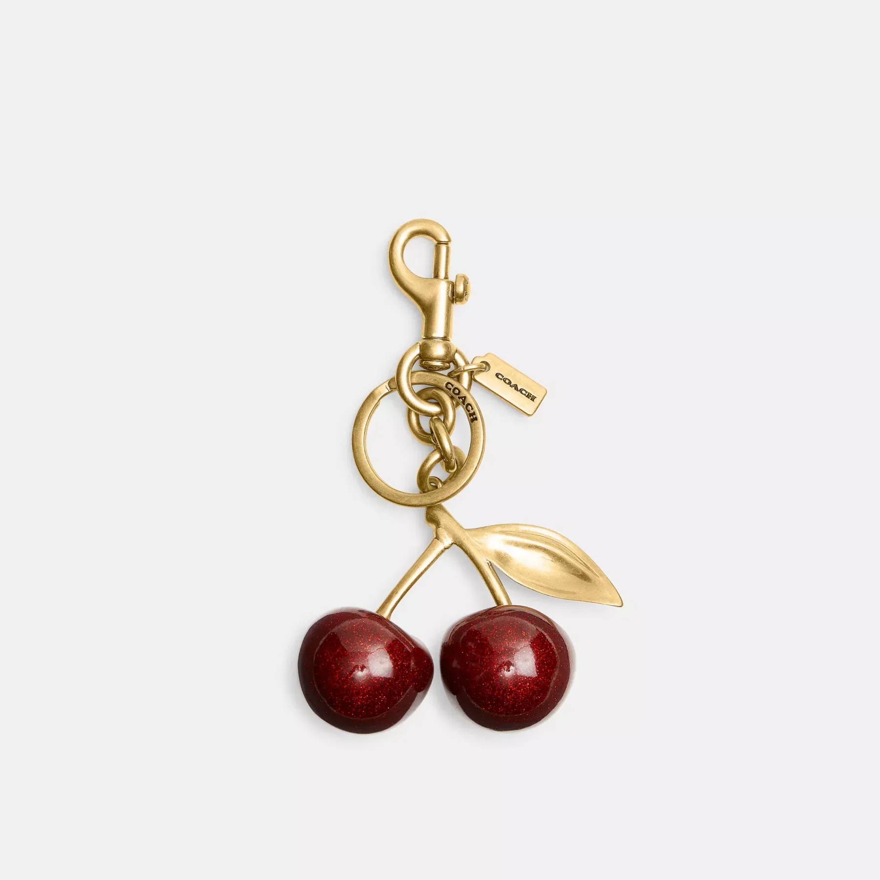 Cherry Bag Charm Red Apple