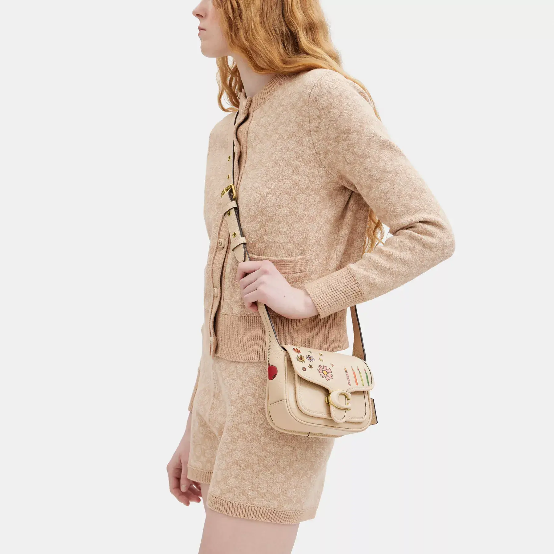 Coach X Observed By Us Tabby Messenger 19 Ivory Multi Coach X Observed By Us Tabby Messenger 19 Ivory Multi