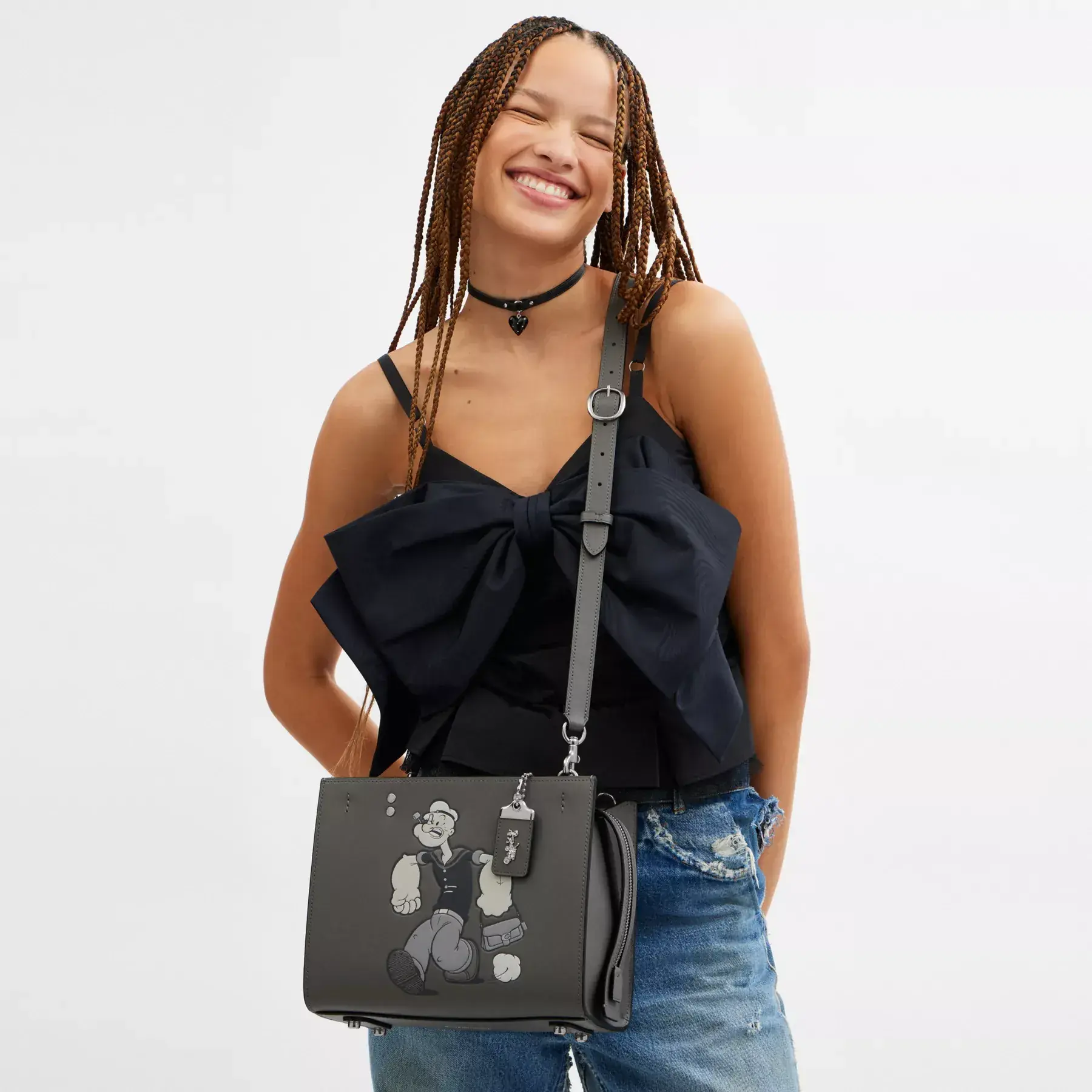 Coach X Popeye Rogue Bag 25 Grey Multi Coach X Popeye Rogue Bag 25 Grey Multi