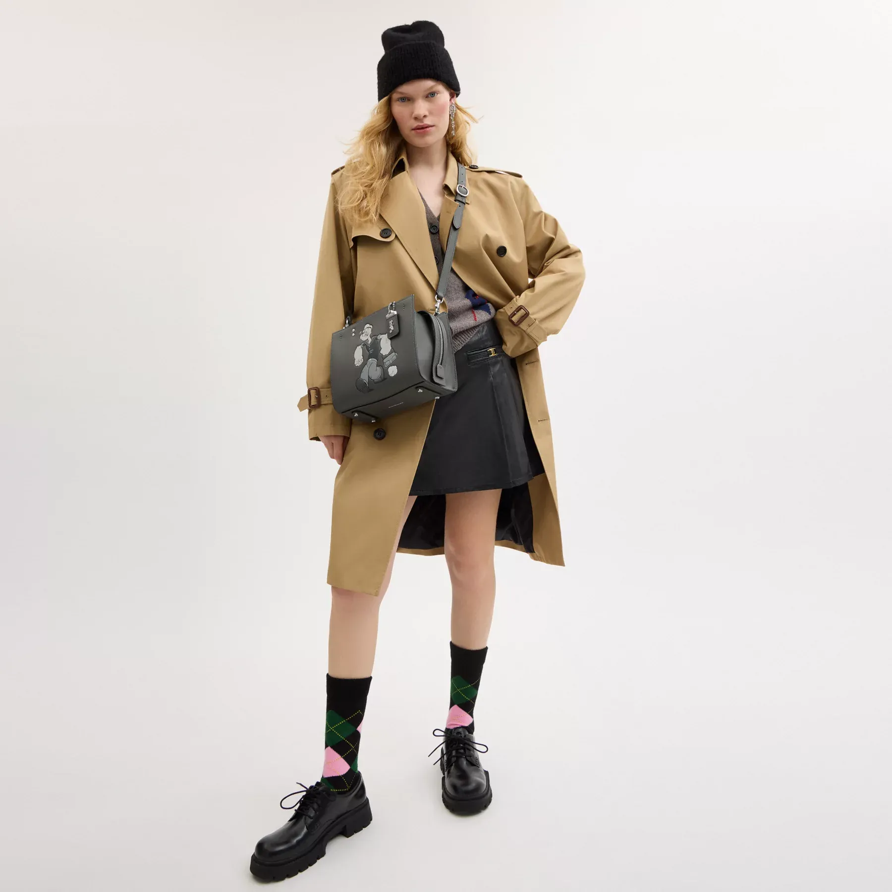 Coach X Popeye Rogue Bag 25 Grey Multi Coach X Popeye Rogue Bag 25 Grey Multi