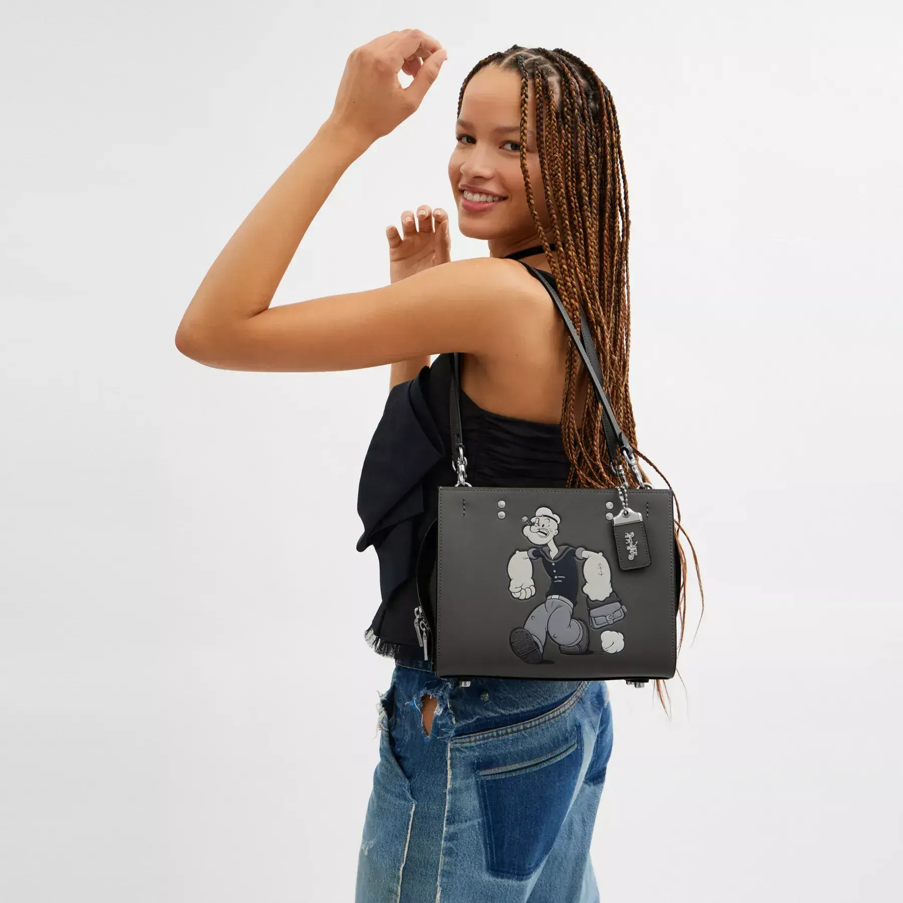 Coach X Popeye Rogue Bag 25 Grey Multi Coach X Popeye Rogue Bag 25 Grey Multi