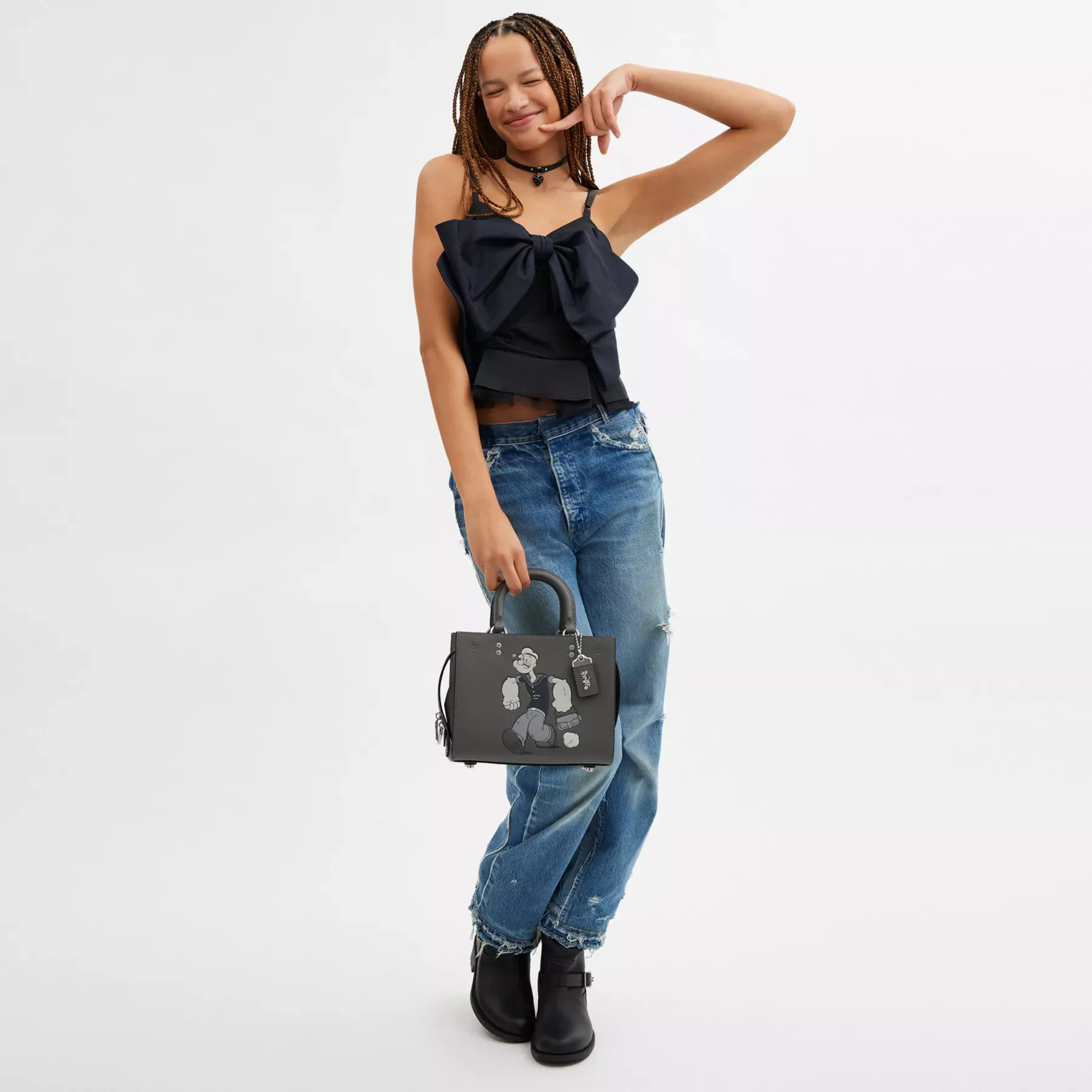 Coach X Popeye Rogue Bag 25 Grey Multi Coach X Popeye Rogue Bag 25 Grey Multi