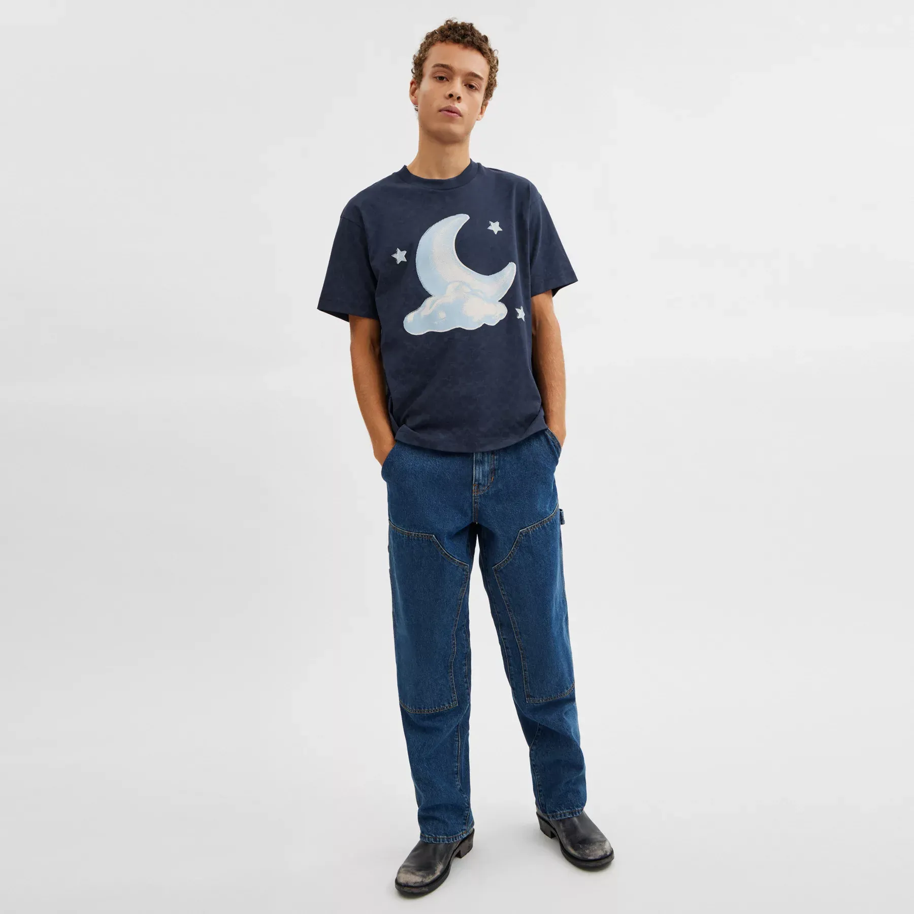 Denim Carpenter Pants Dark Wash