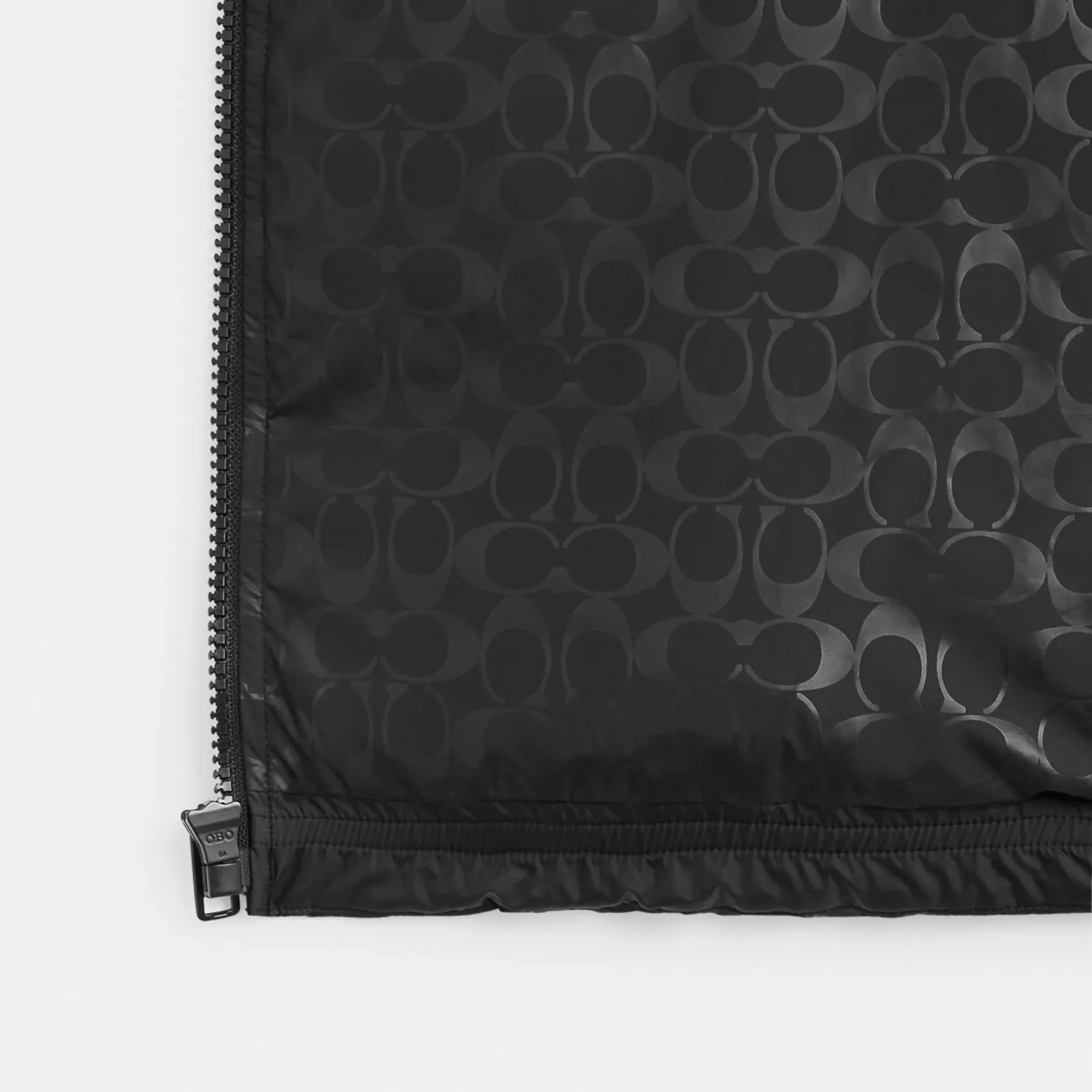 Down Puffer Vest In Recycled Polyester Black Down Puffer Vest In Recycled Polyester Black