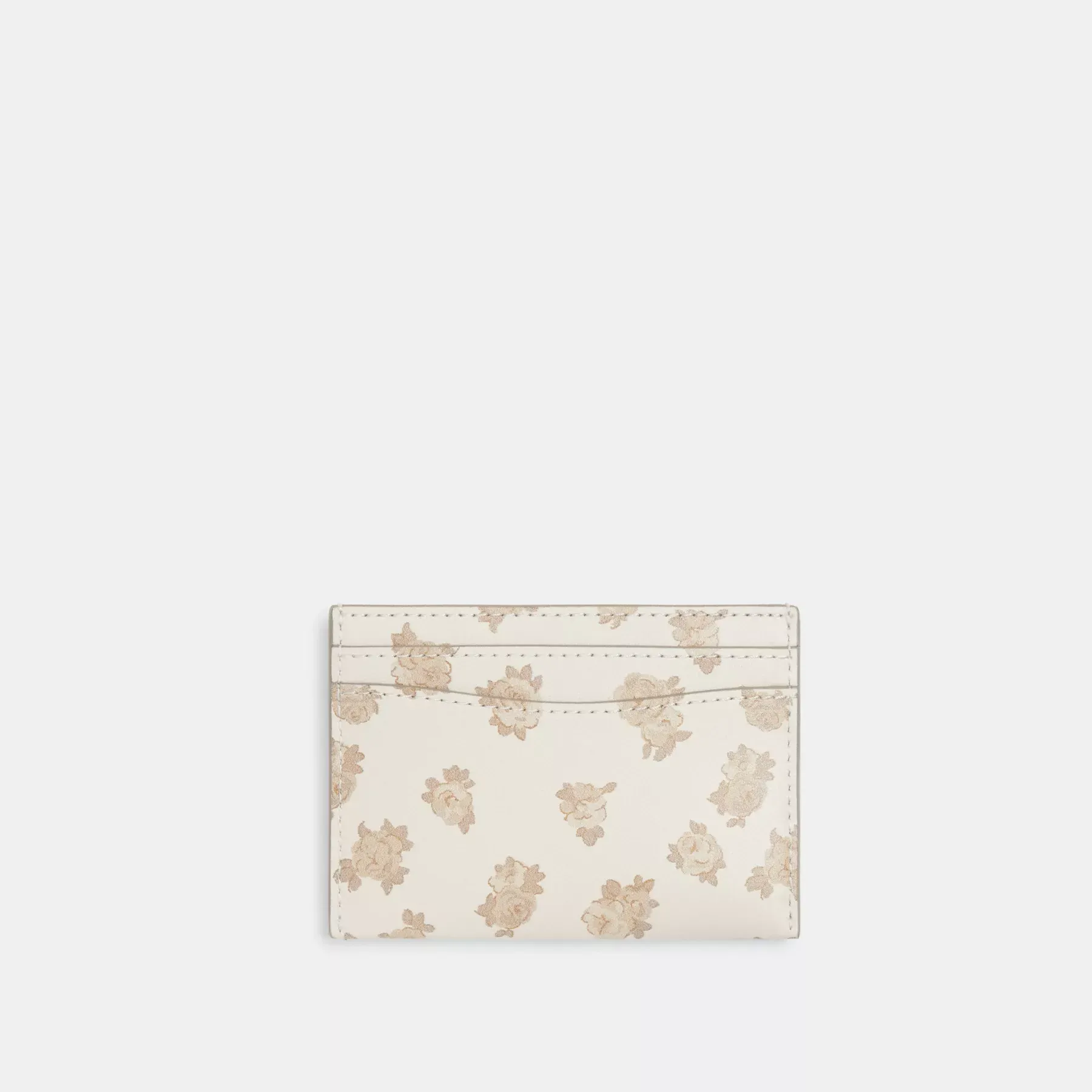 Essential Card Case With Floral Print Chalk Multi Essential Card Case With Floral Print Chalk Multi