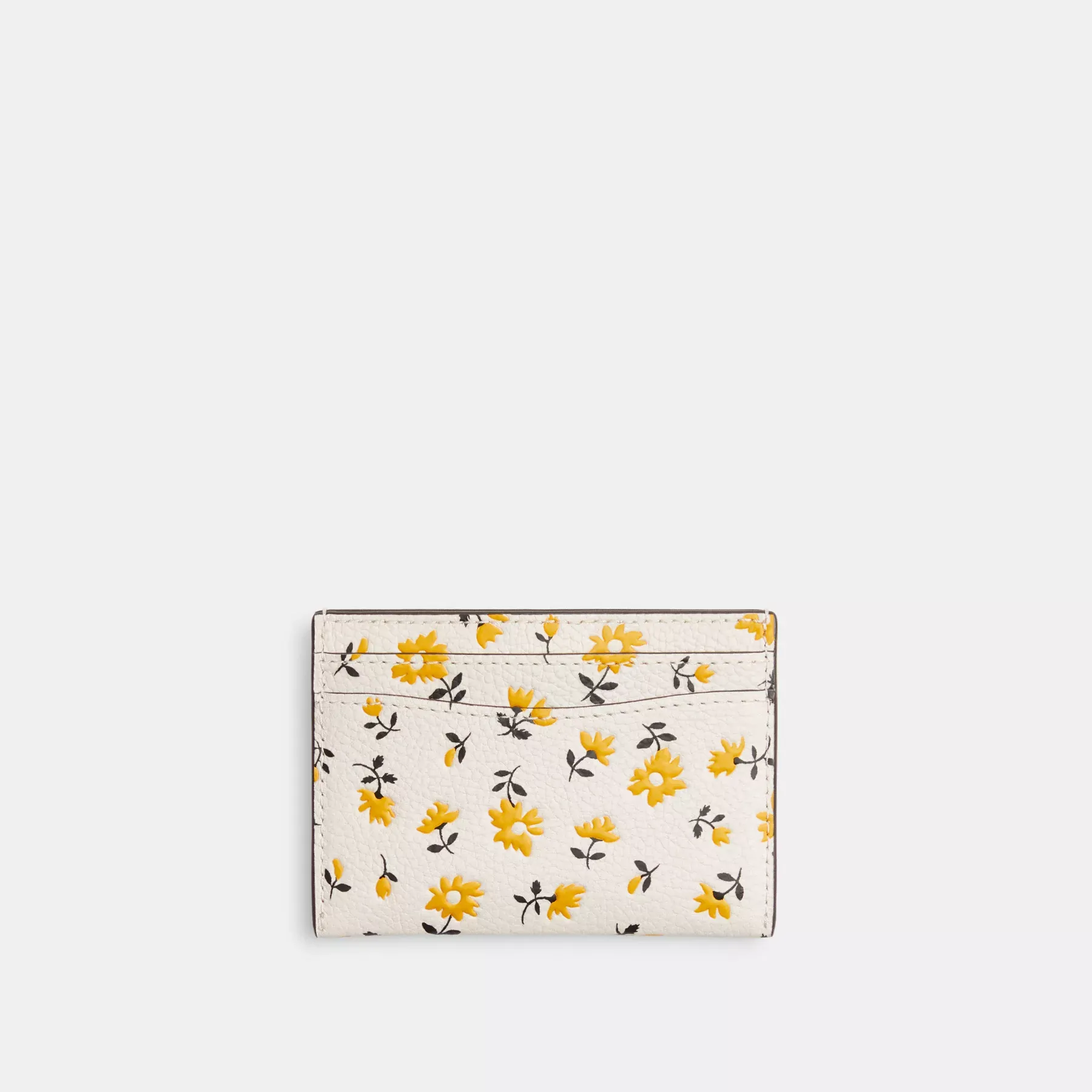 Essential Card Case With Floral Print Chalk Multi 2