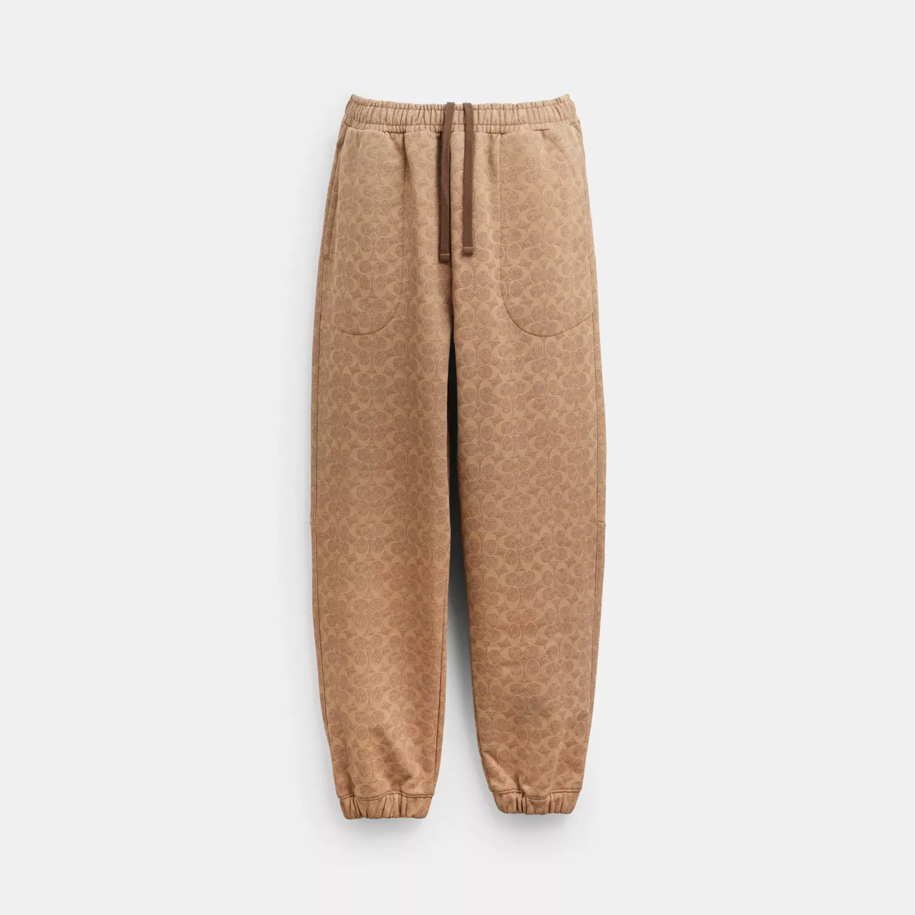 Essential Signature Joggers Tan Signature