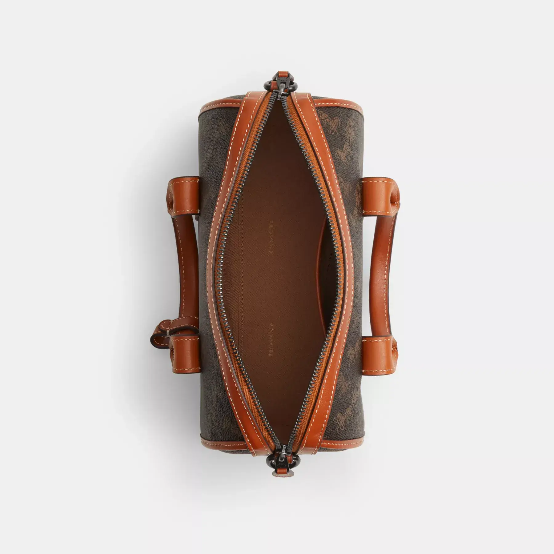 Gotham Duffle Bag 24 With Horse And Carriage Print Truffle