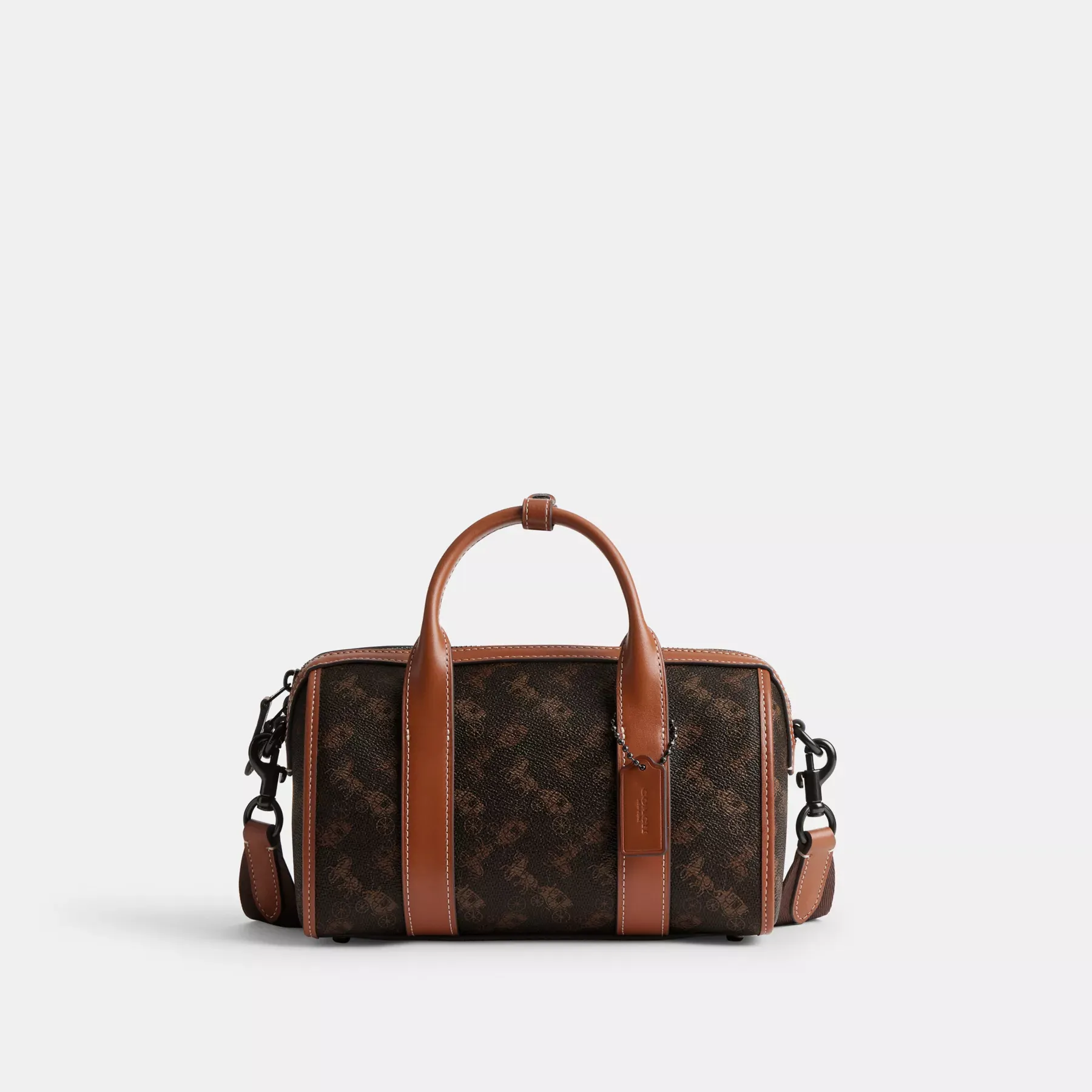 Gotham Duffle Bag 24 With Horse And Carriage Print Truffle