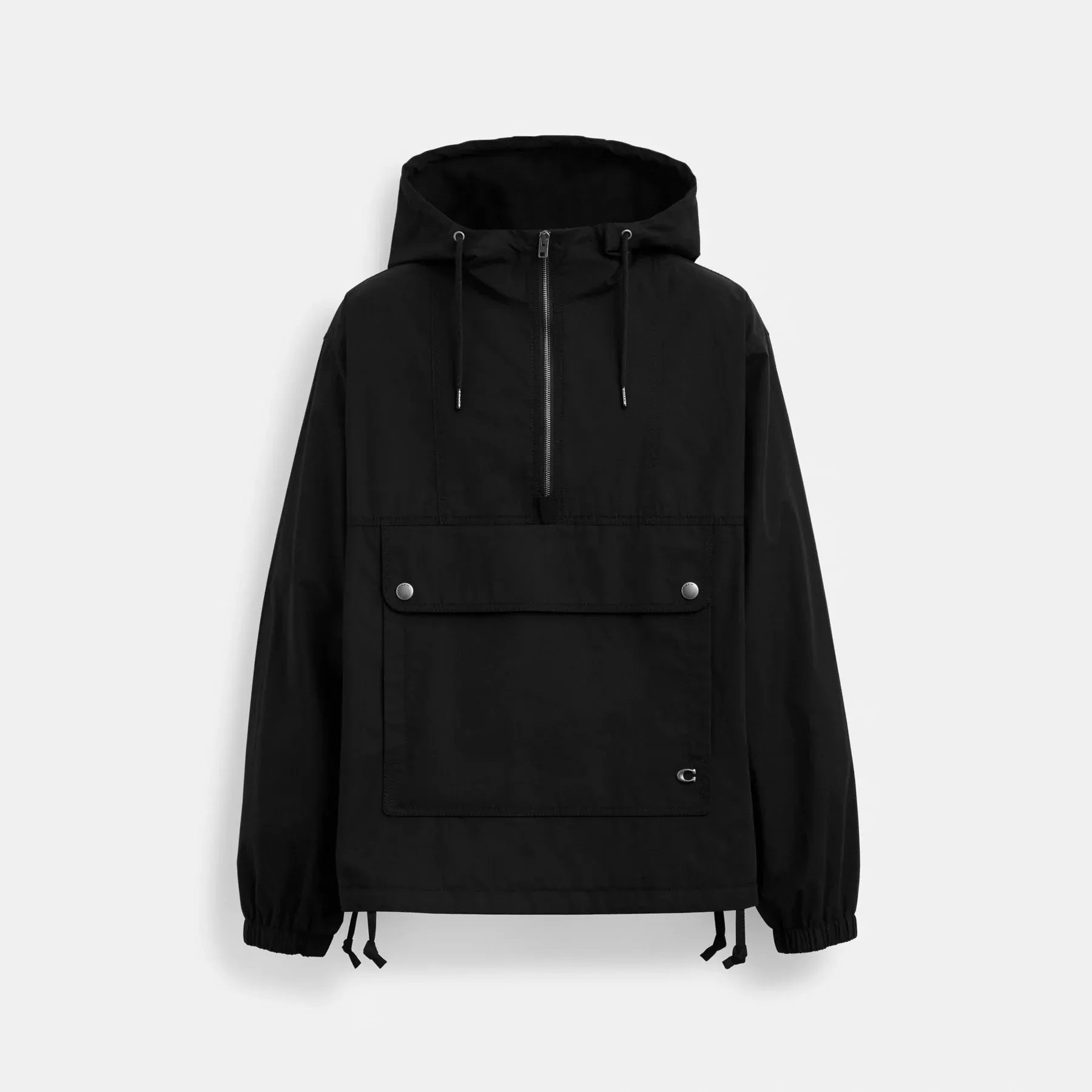 Half Zip Pullover Jacket Black