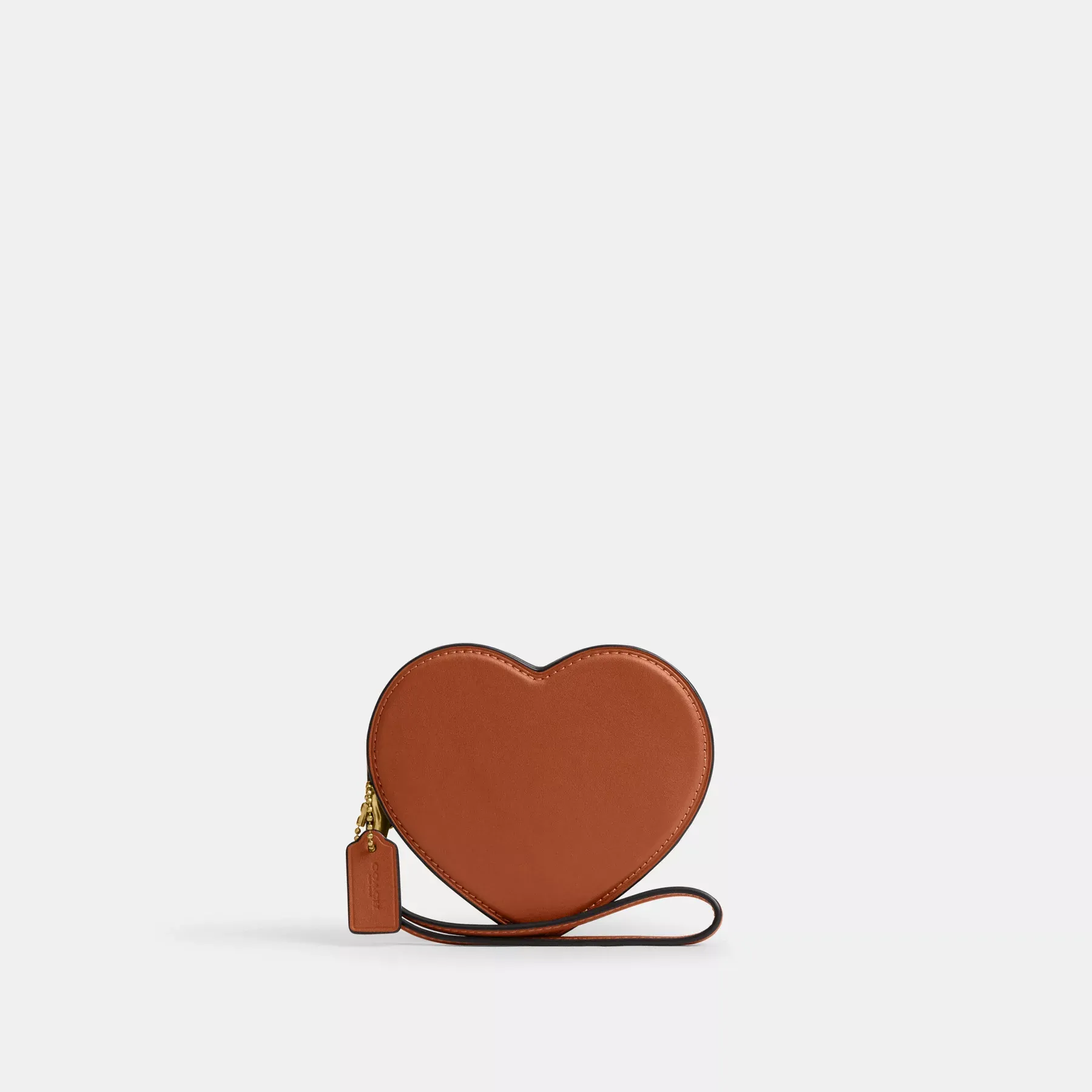 Heart Coin Purse Burnished Amber