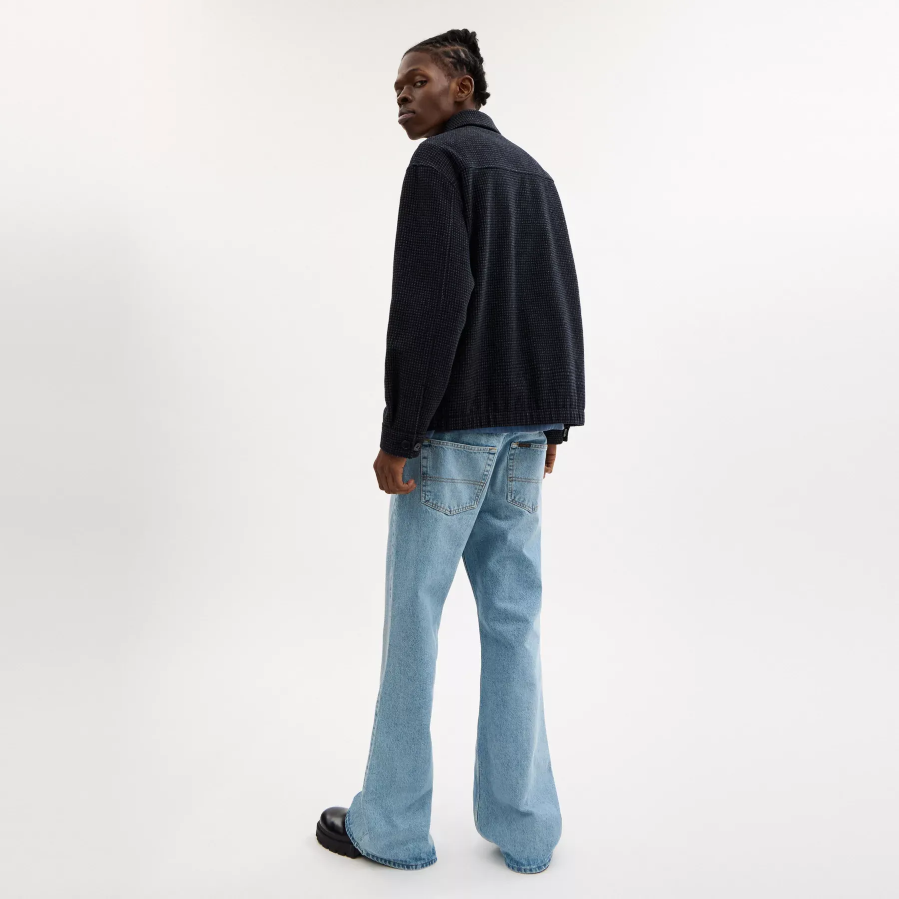 Heritage C Plaque Harrington Jacket Navy Multi Heritage C Plaque Harrington Jacket Navy Multi