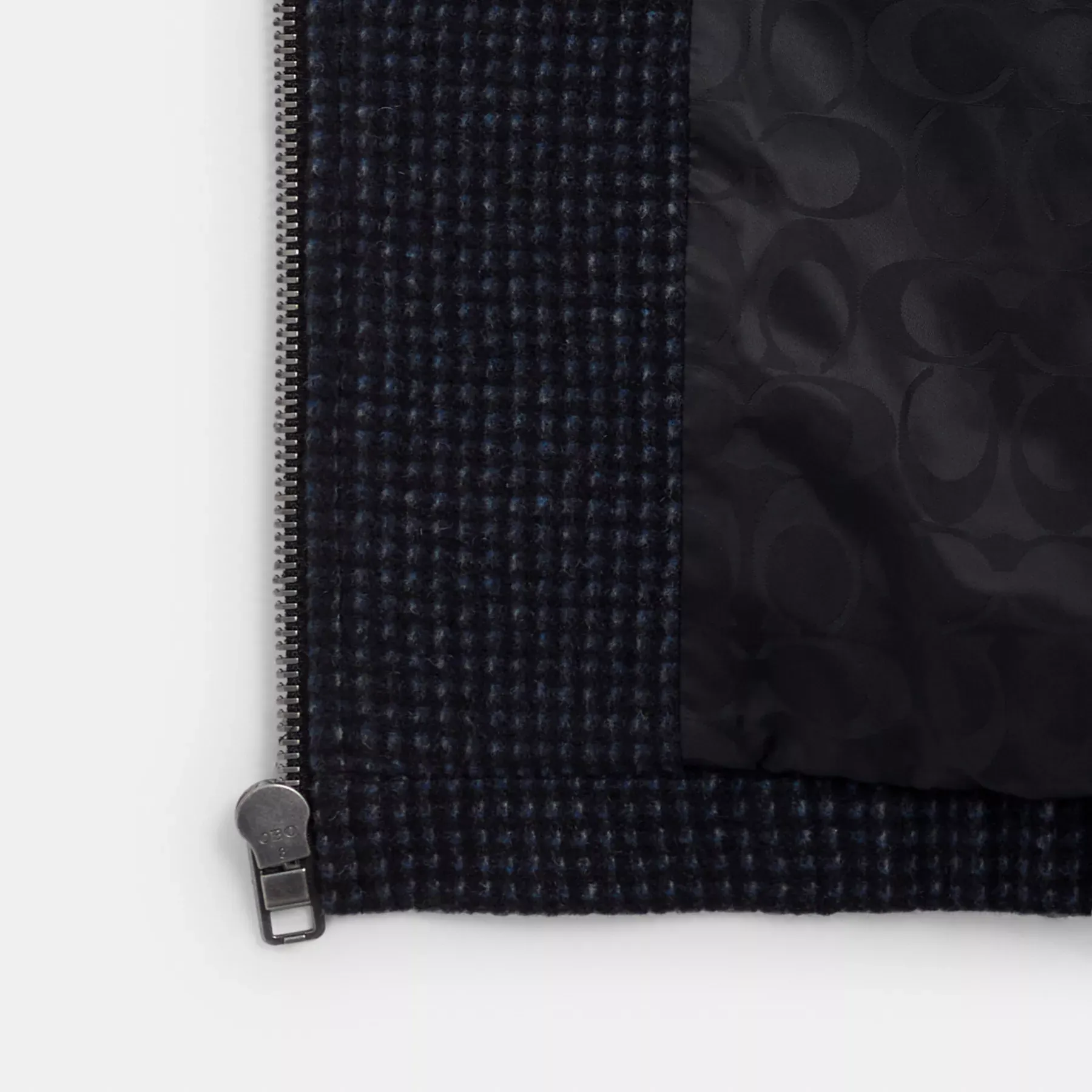 Heritage C Plaque Harrington Jacket Navy Multi Heritage C Plaque Harrington Jacket Navy Multi