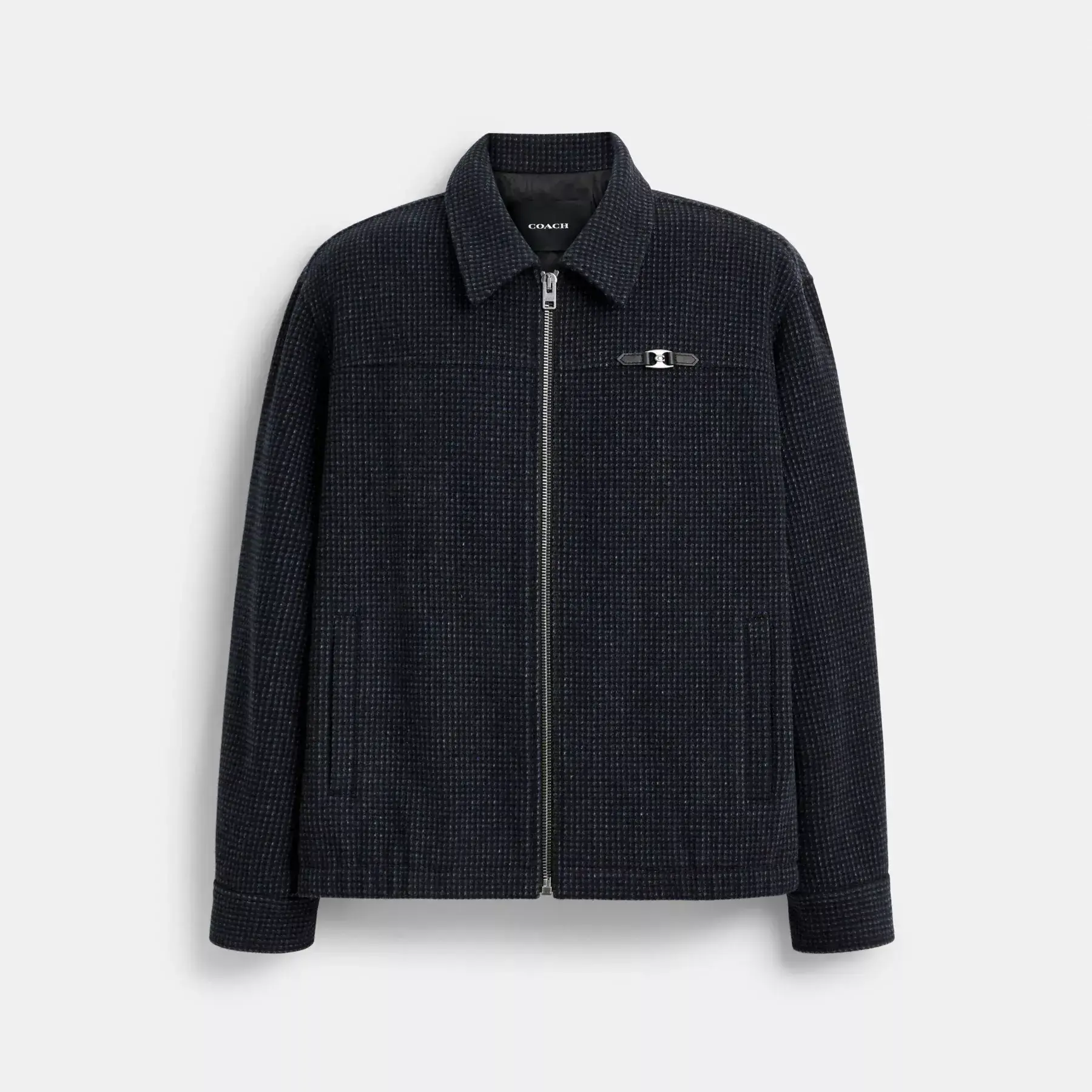 Heritage C Plaque Harrington Jacket Navy Multi