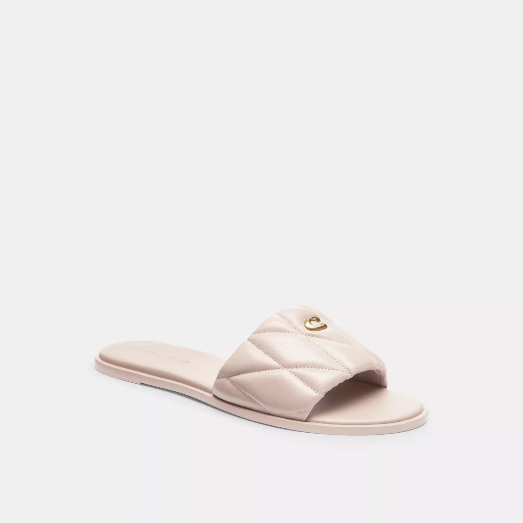 Holly Sandal With Quilting Blush