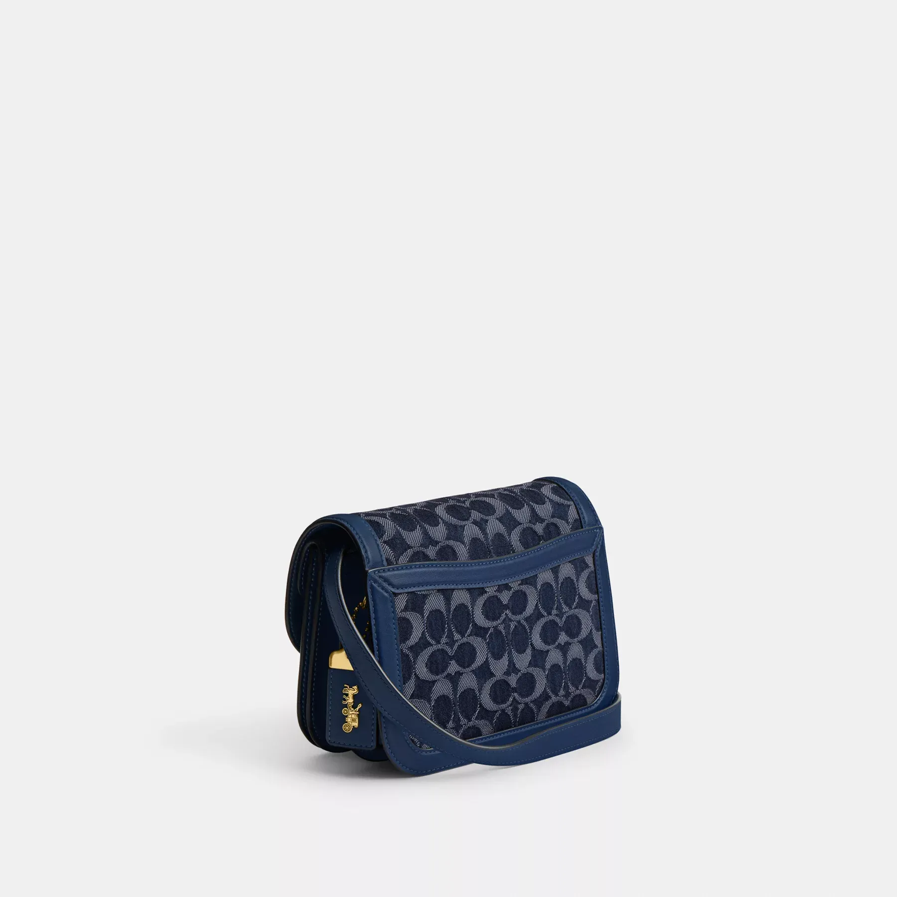 Idol Bag In Signature Denim Deep Blue Multi Idol Bag In Signature Denim Deep Blue Multi