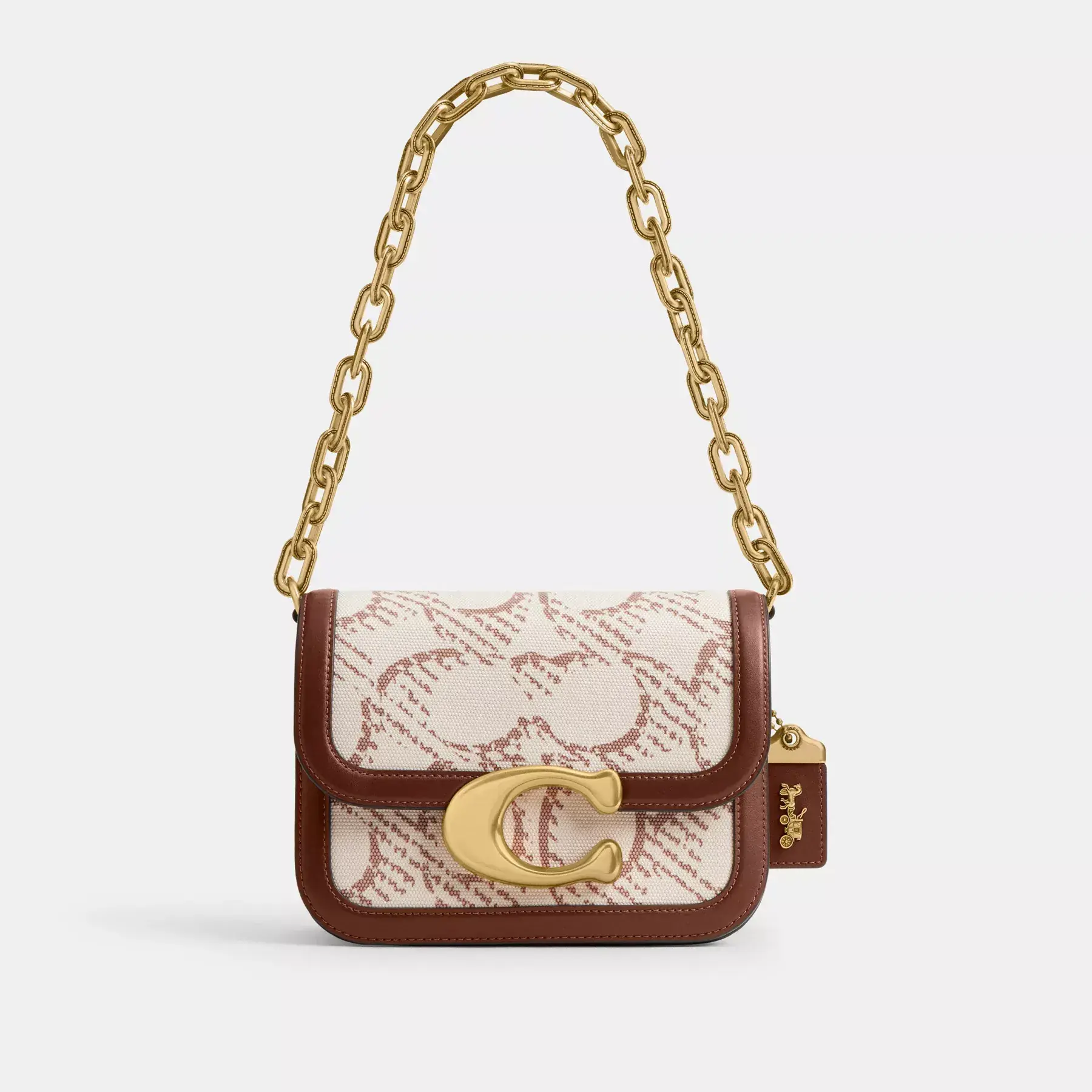 Idol Bag With Signature Canvas Natural Multi