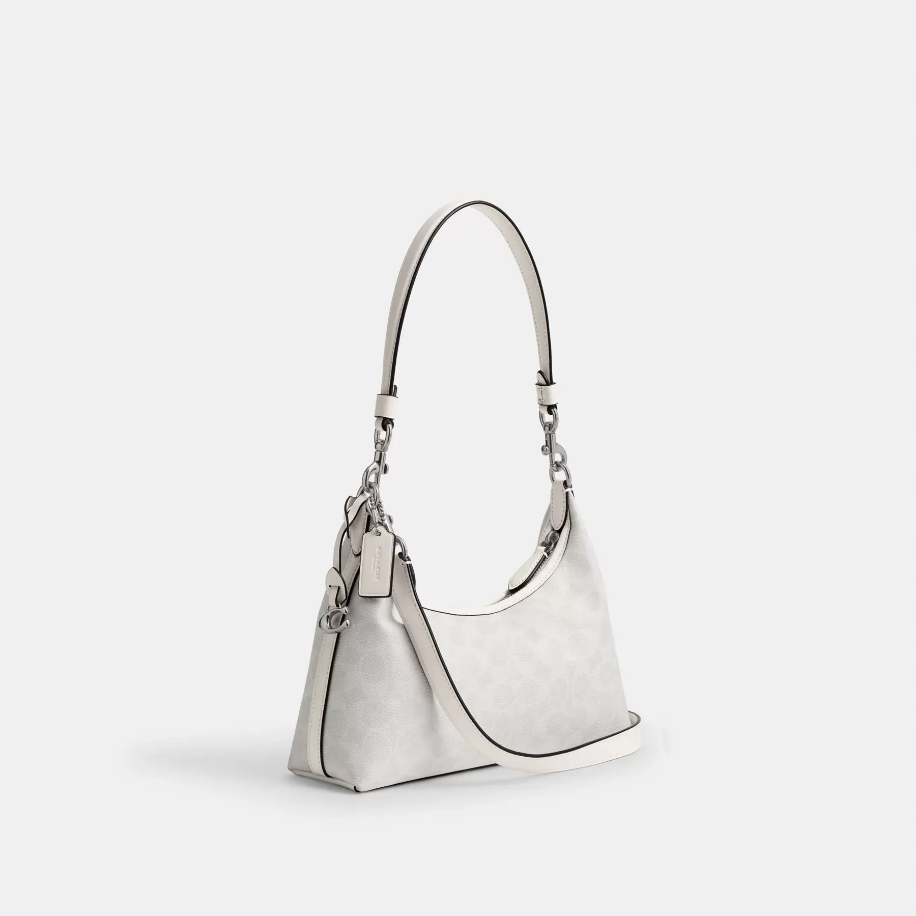 Juliet Shoulder Bag 25 In Signature Canvas White Chalk Juliet Shoulder Bag 25 In Signature Canvas White Chalk
