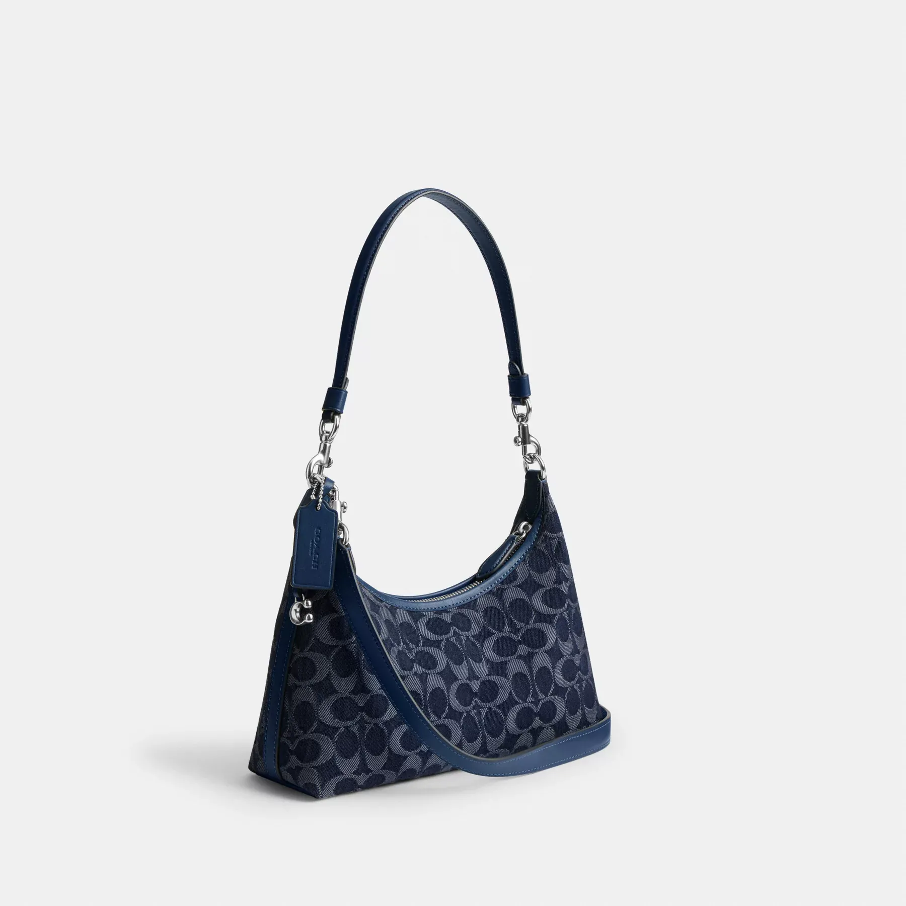 Juliet Shoulder Bag 25 In Signature Denim Deep Blue Multi
