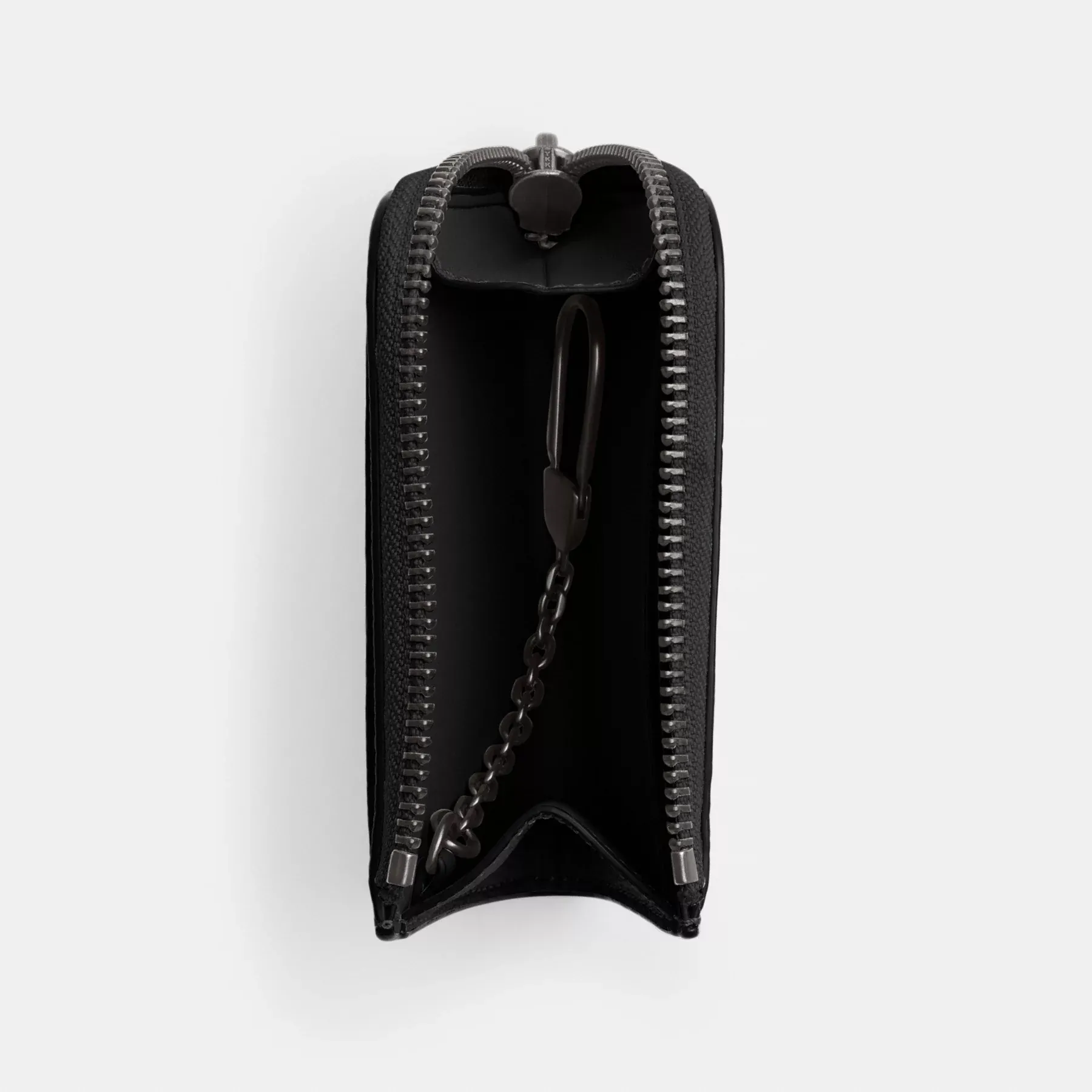 L-Zip Key Case Black