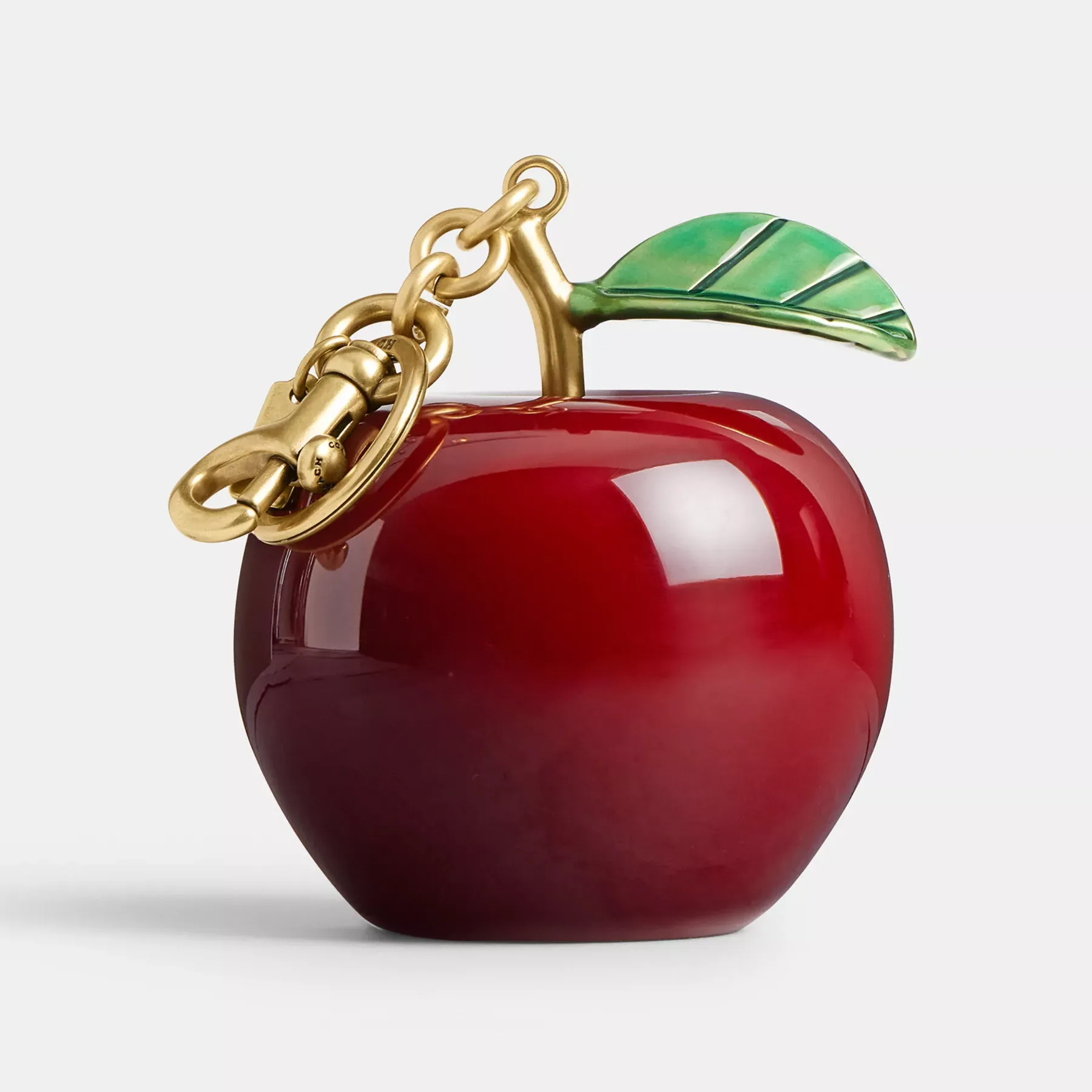 Large Apple Bag Charm Multi